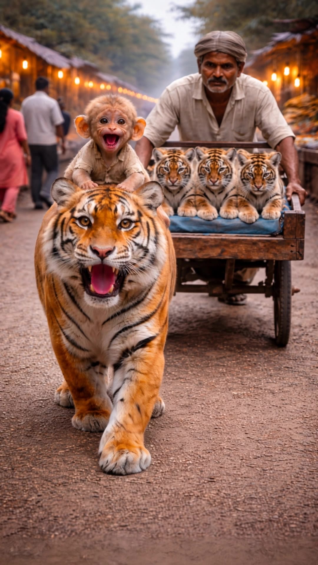 Kling AI work 306209445507842 - tiger scene AI video