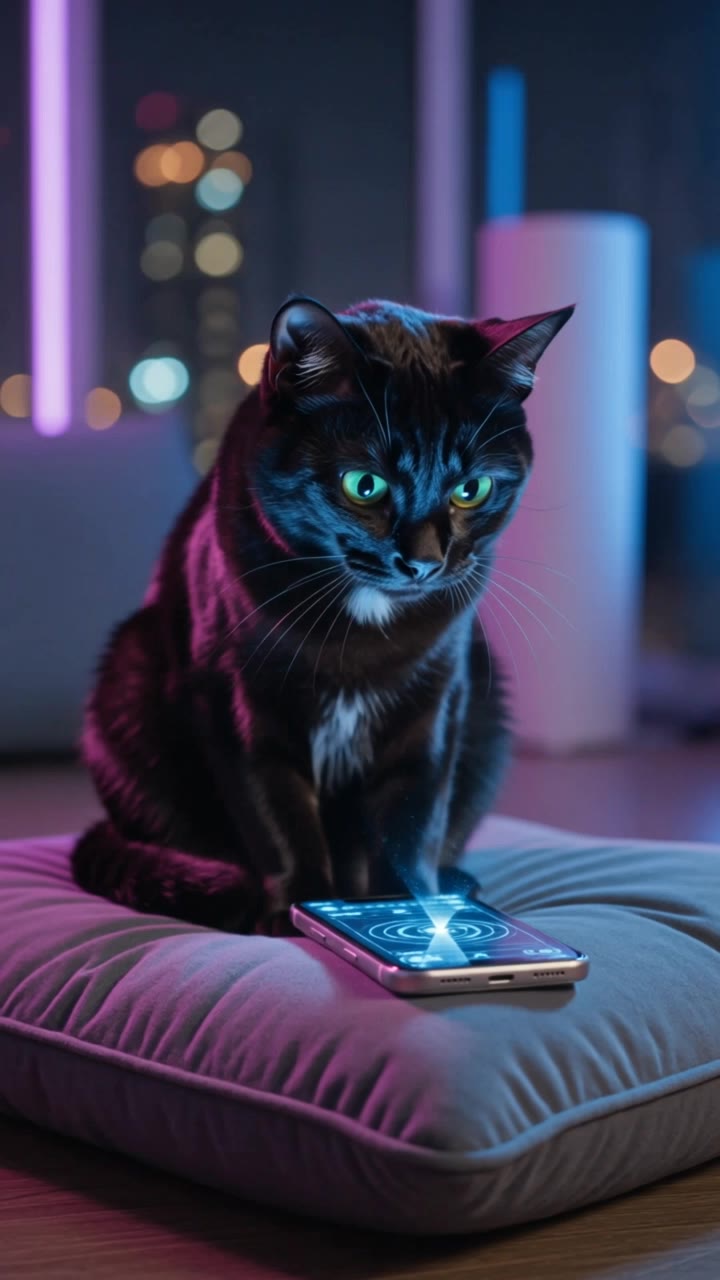 Kling AI work 316573980327451 - cat ai AI video
