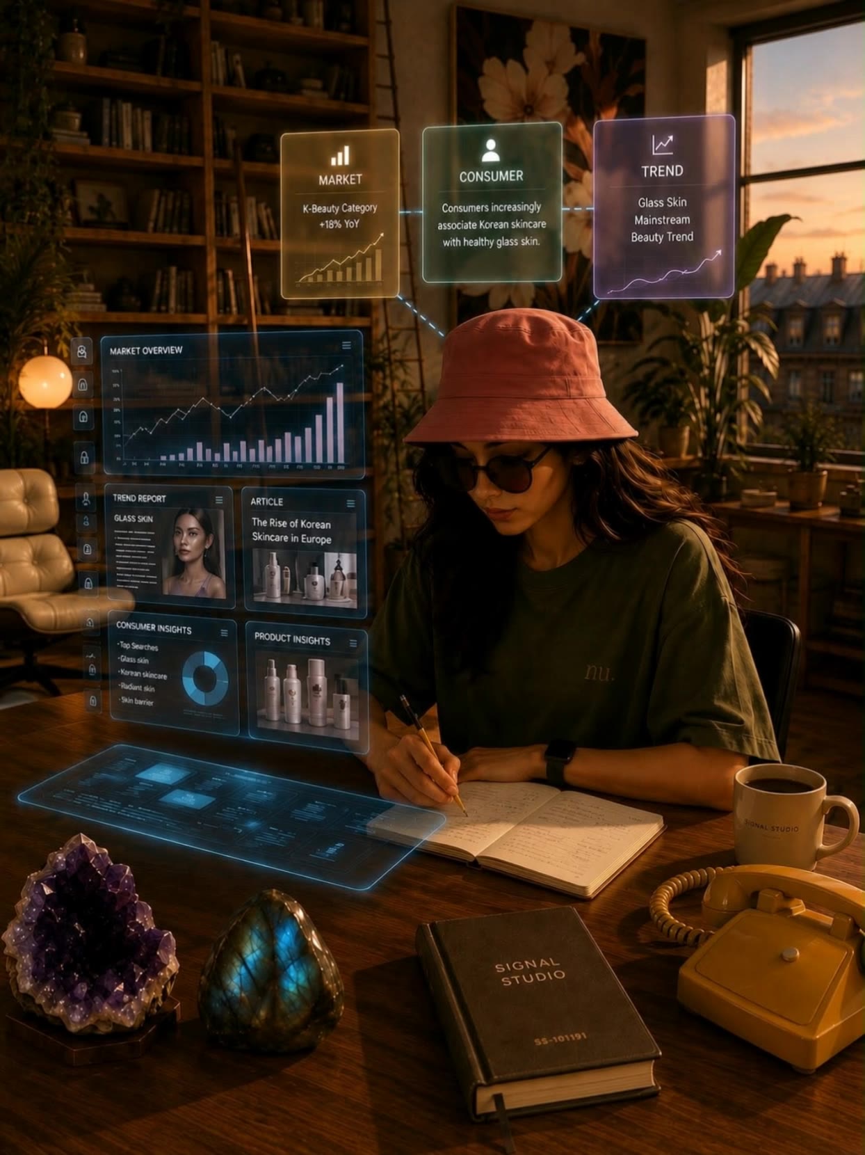 Kling AI work 317763225616815 - hologram video AI video