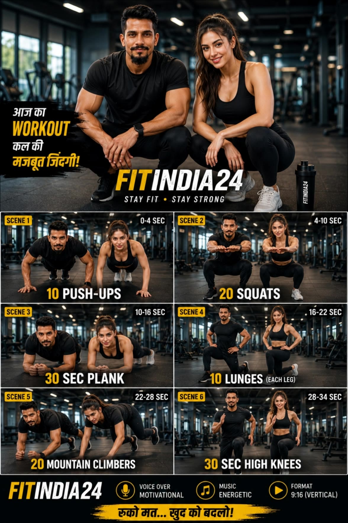Kling AI work 317364217501748 - fitness video AI video