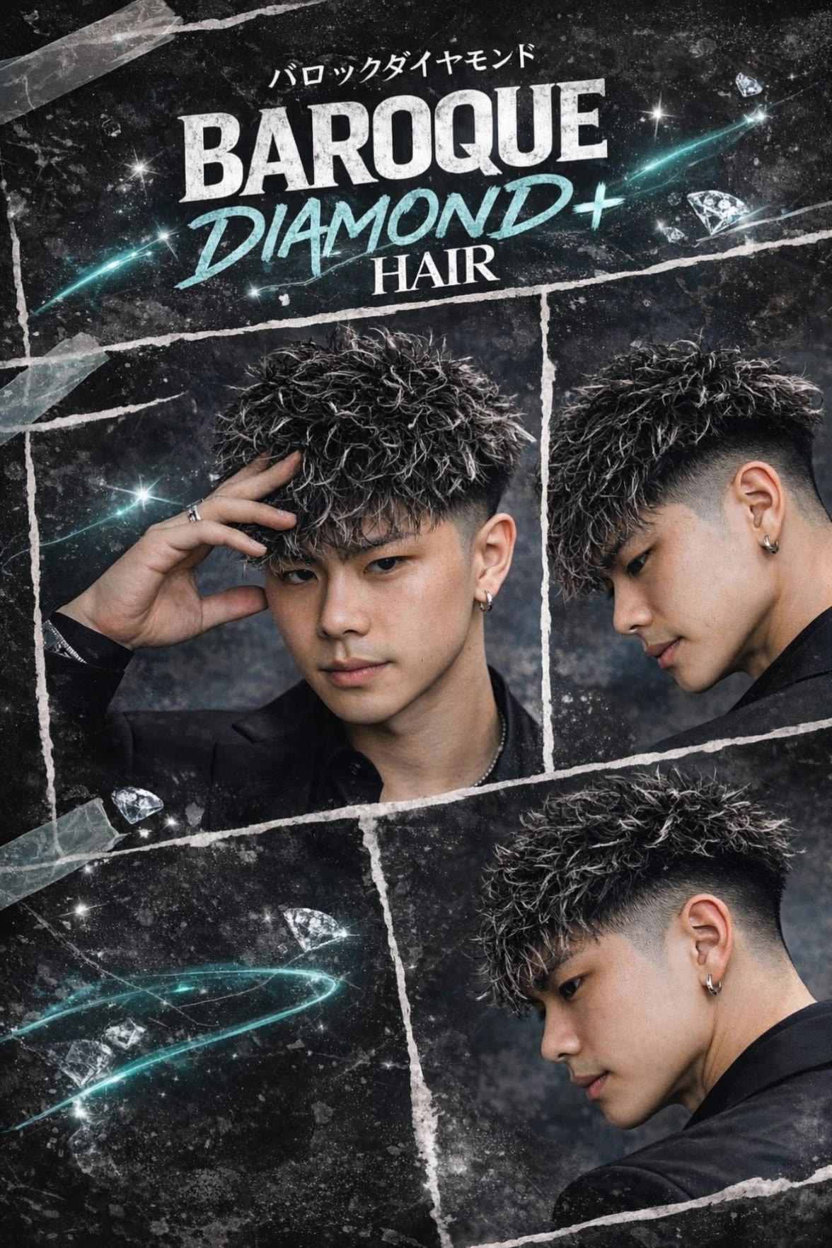 Kling AI work 306674383663025 - men's hairstyles taper fade AI video