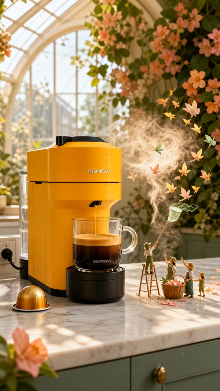 Nespresso product ad - product ad AI video