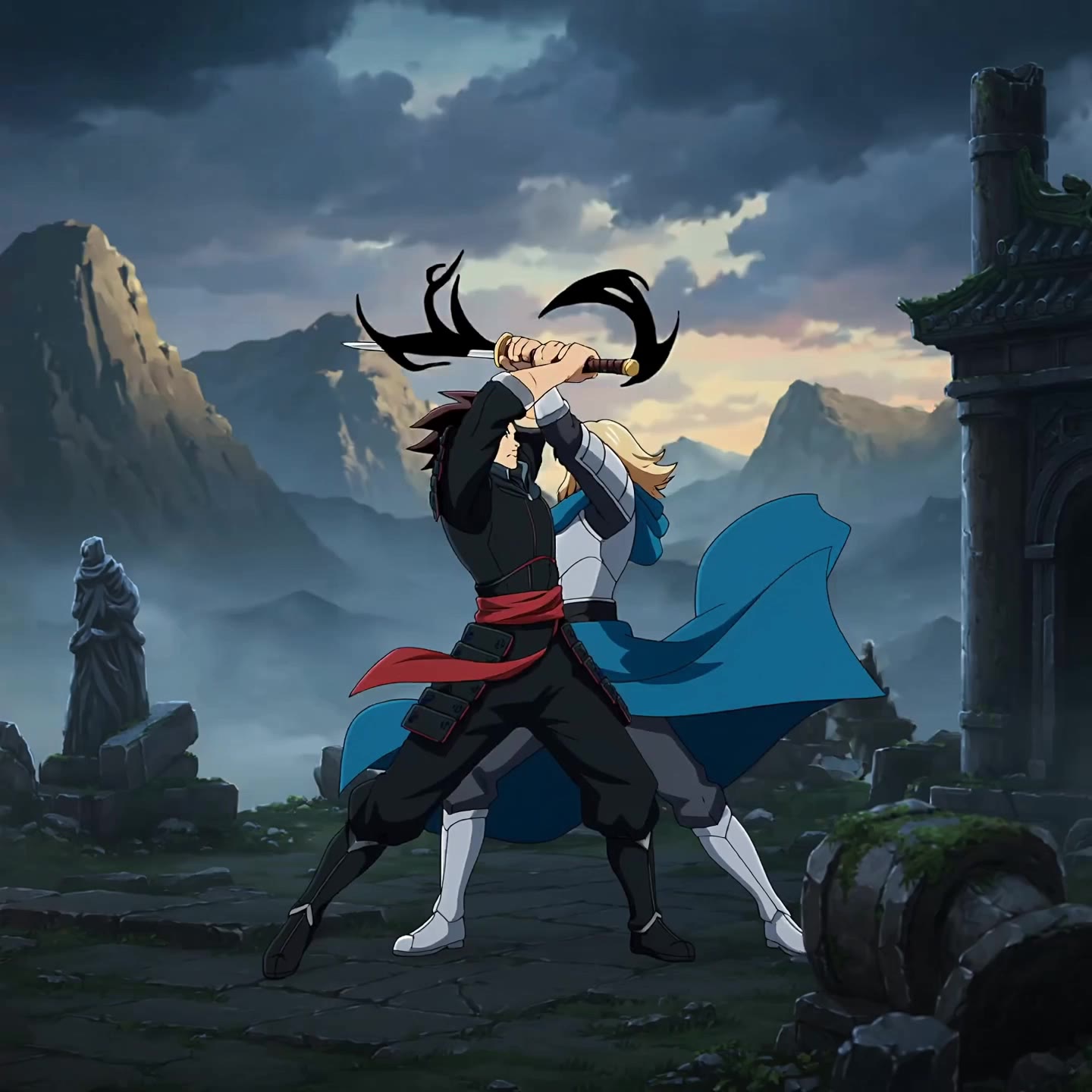 Kling AI work 296427617618612 - ai anime art AI video