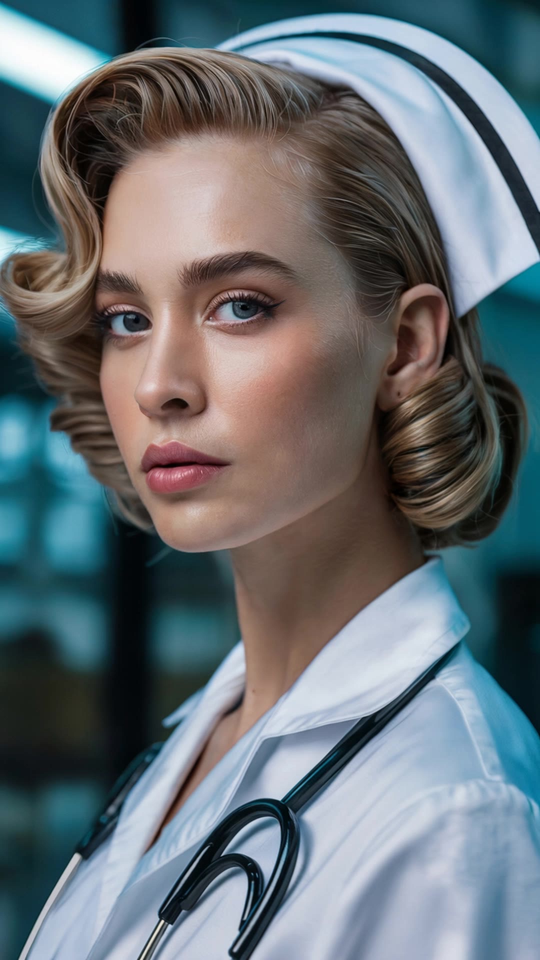 The nurse's profile - motion tiktok profile picture AI video