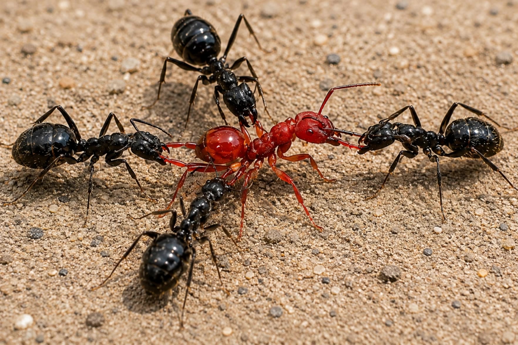 Kling AI work 311877093527498 - bullet ant bite mark AI video