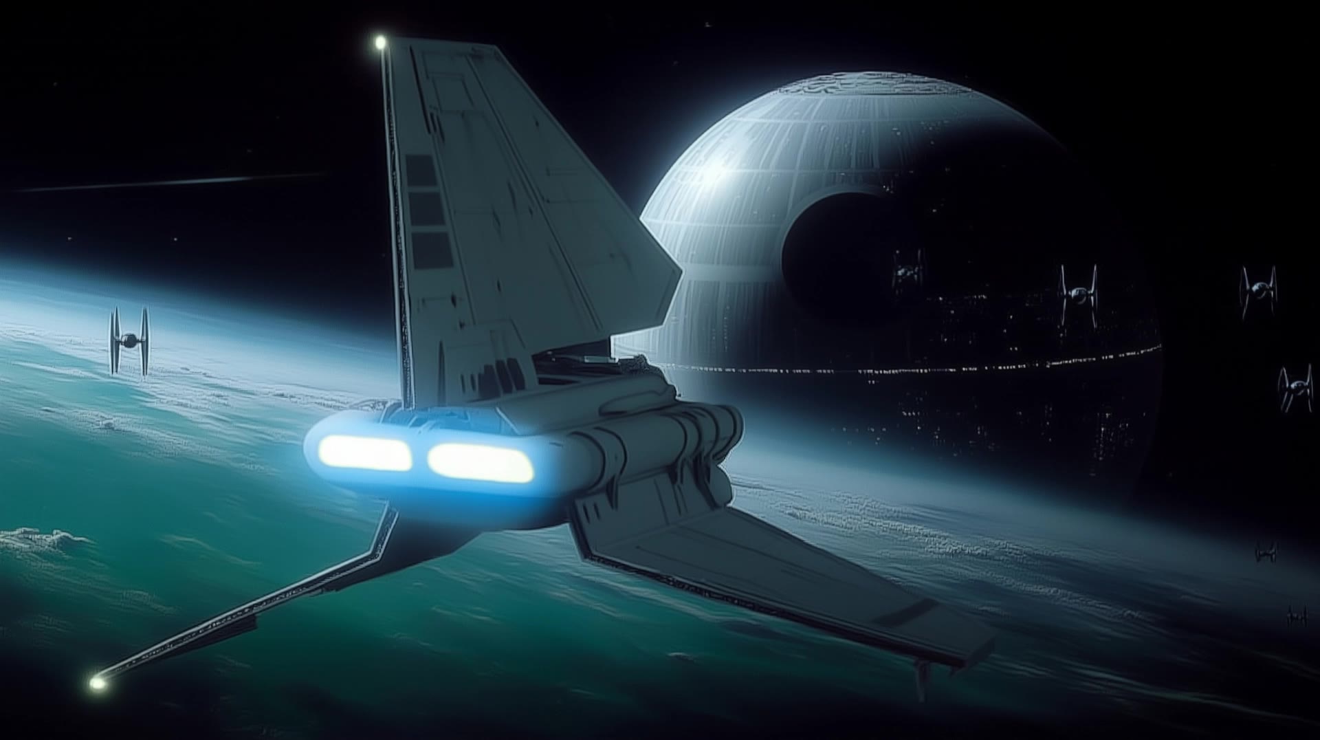 Death Star 2 - star style AI video