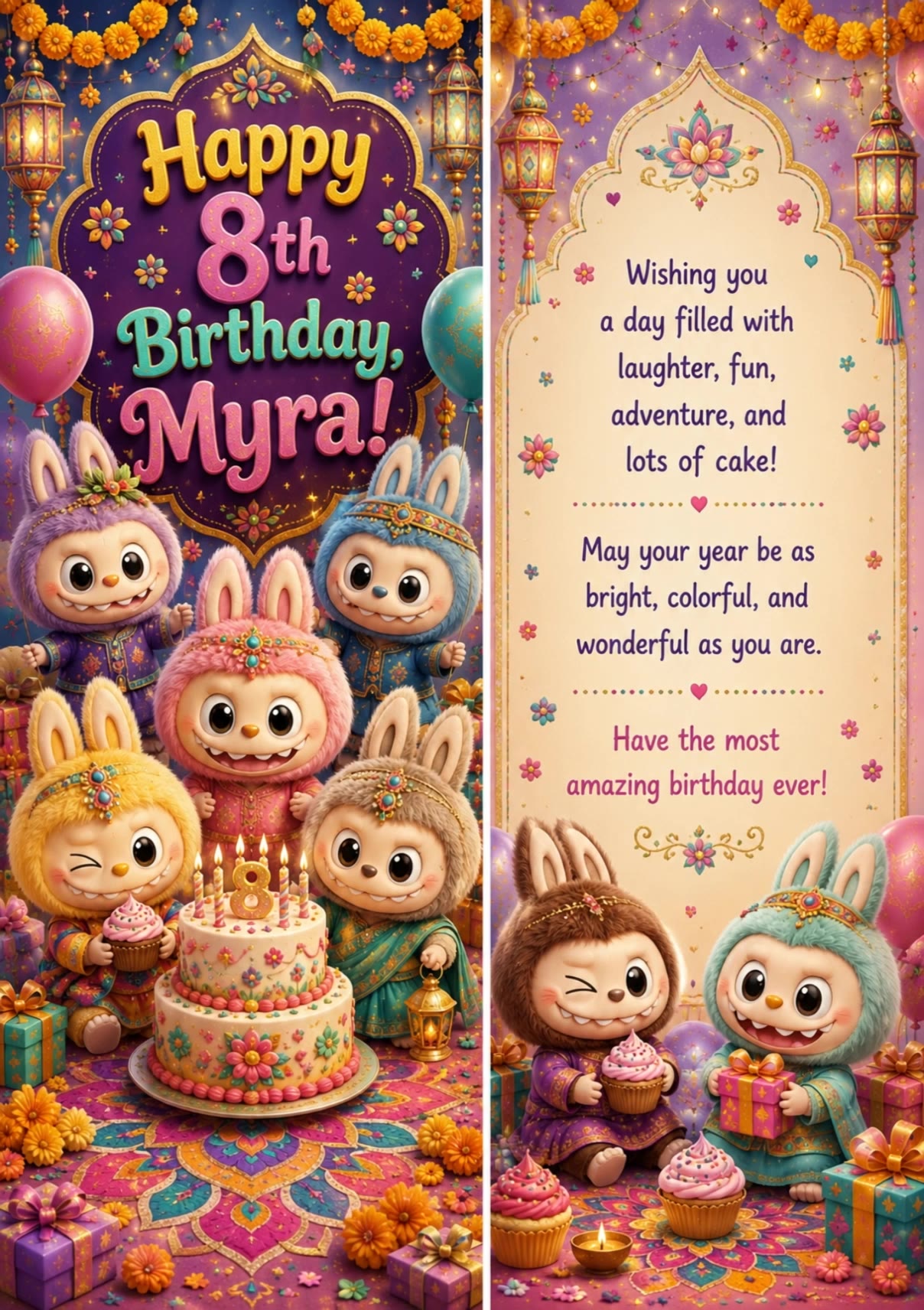 Kling AI work 311970254663225 - create birthday greeting card AI video