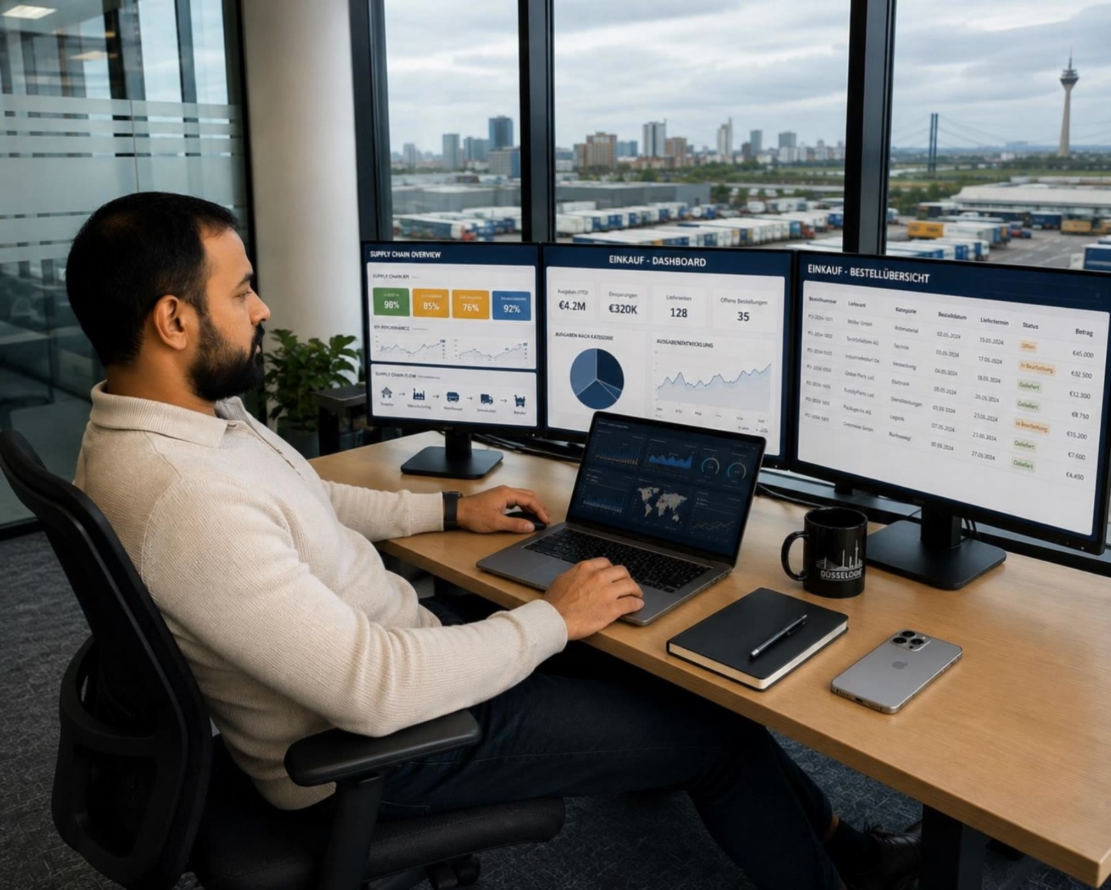 Office work - office wallpaper AI video
