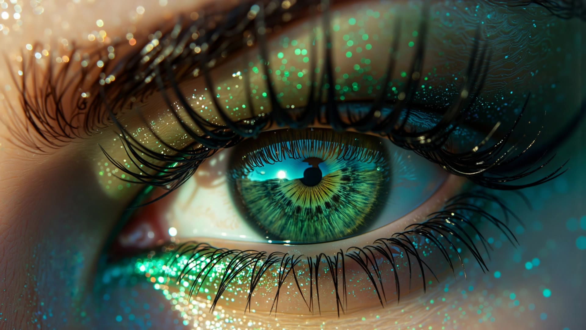 Green Eyes Emerald Aesthetics - balanced aesthetics AI video