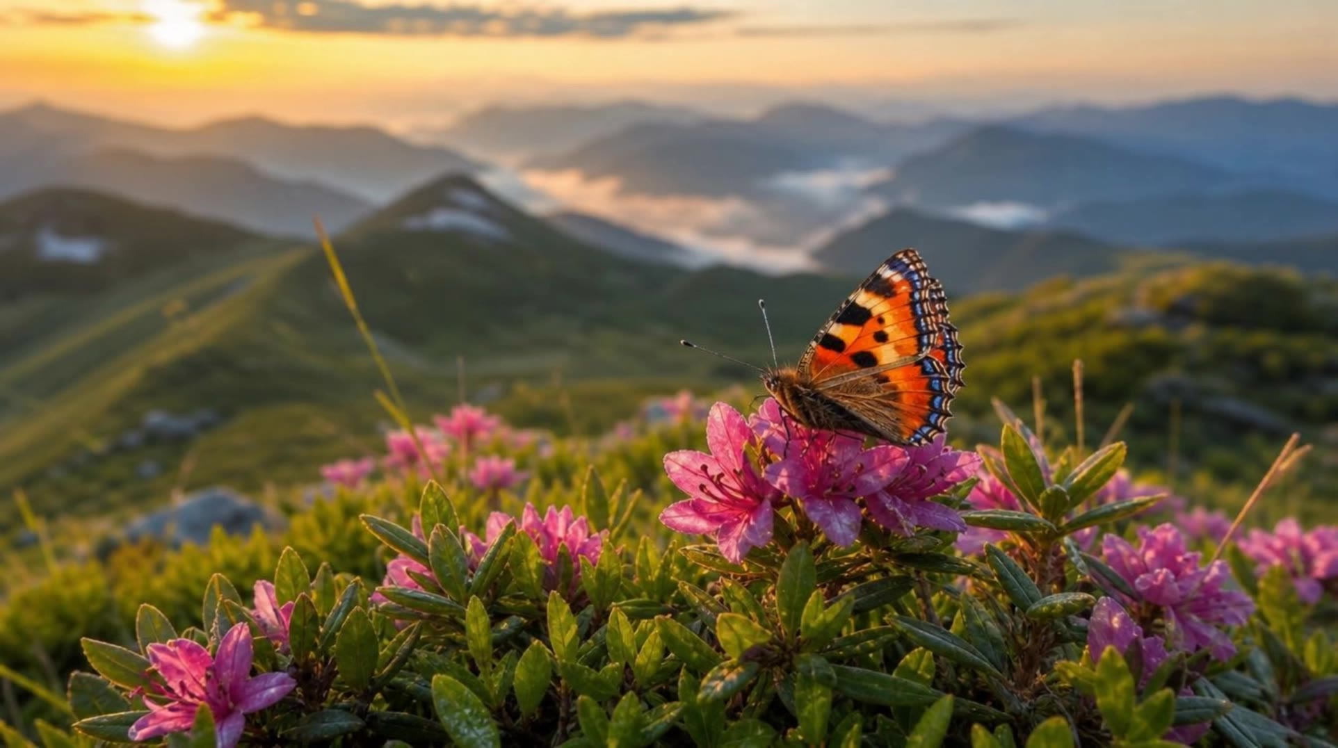 Kling AI work 315403341525070 - pictures of flowers in nature AI video
