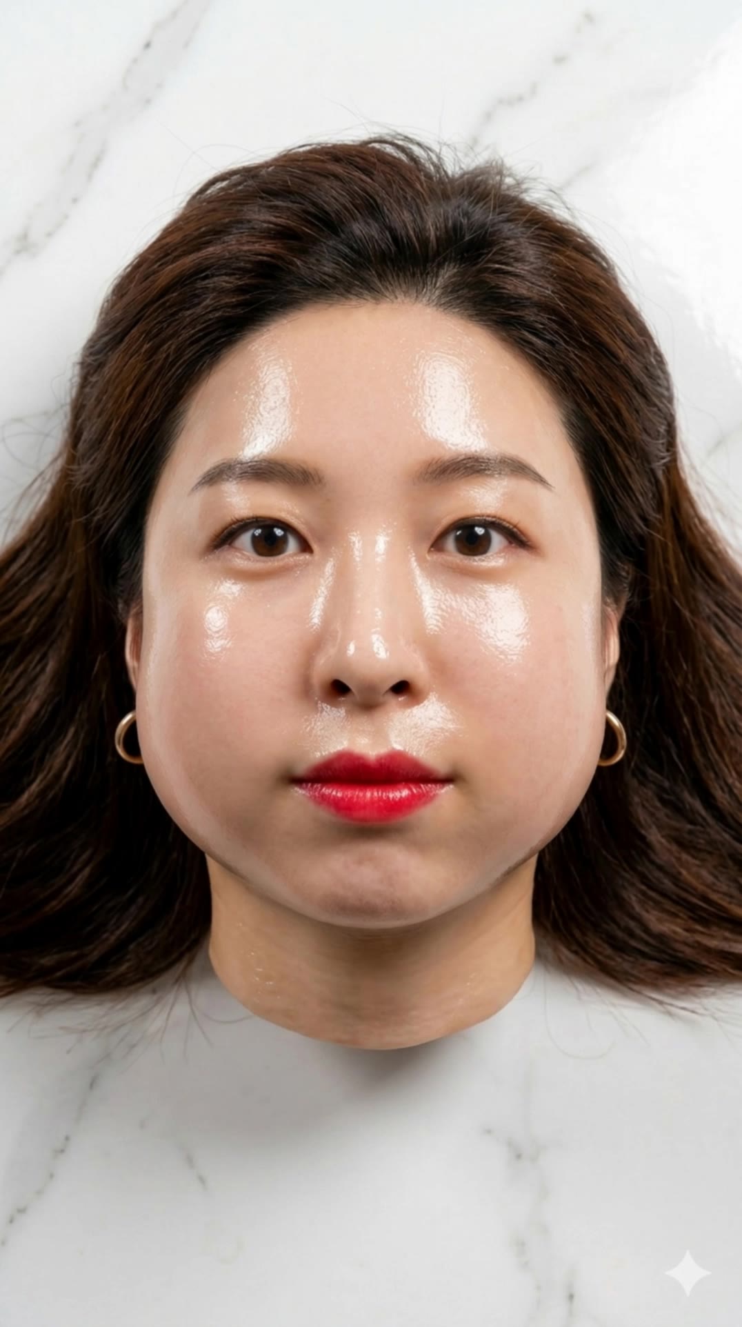 Kling AI work 308815013528358 - face modeling AI video