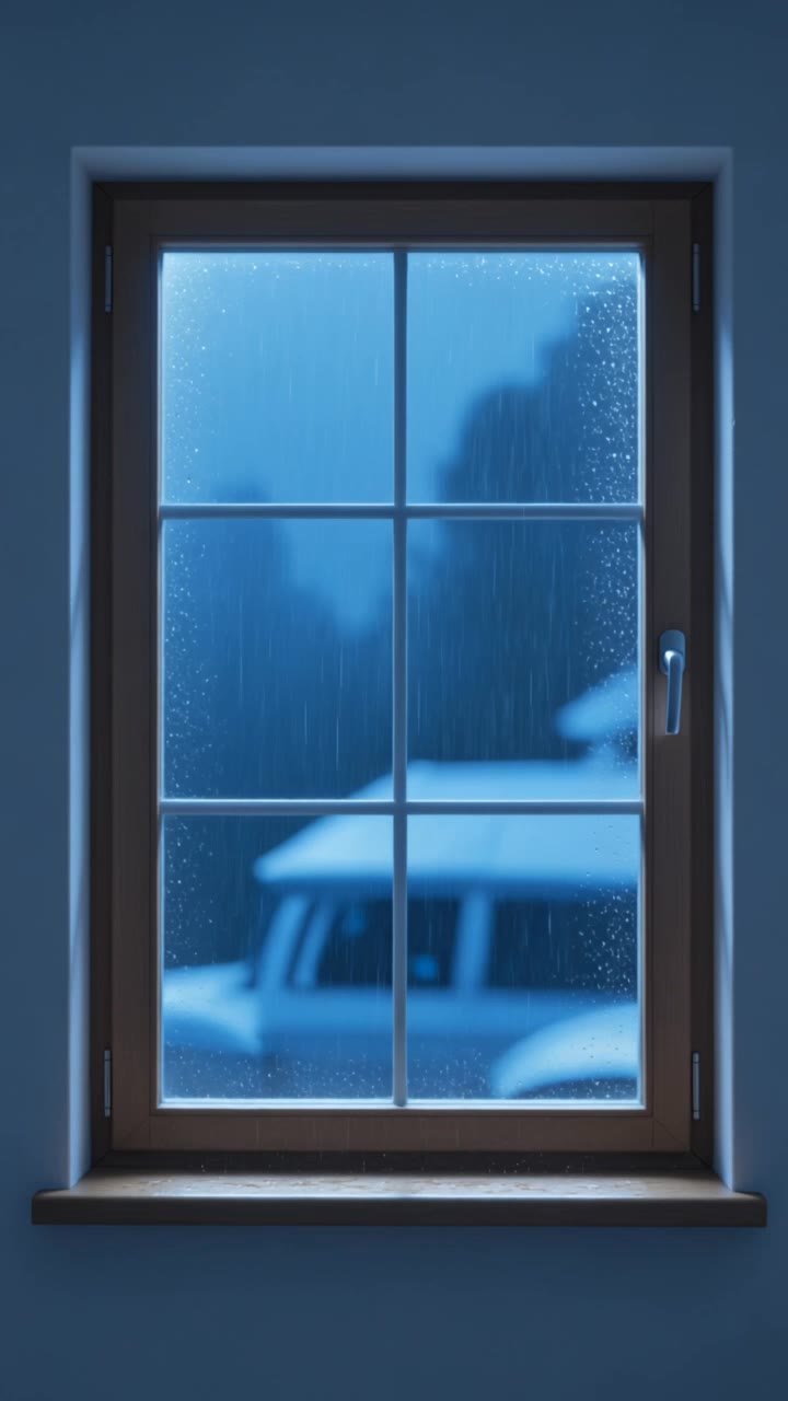 Rainy window - anime aesthetic pfp AI video
