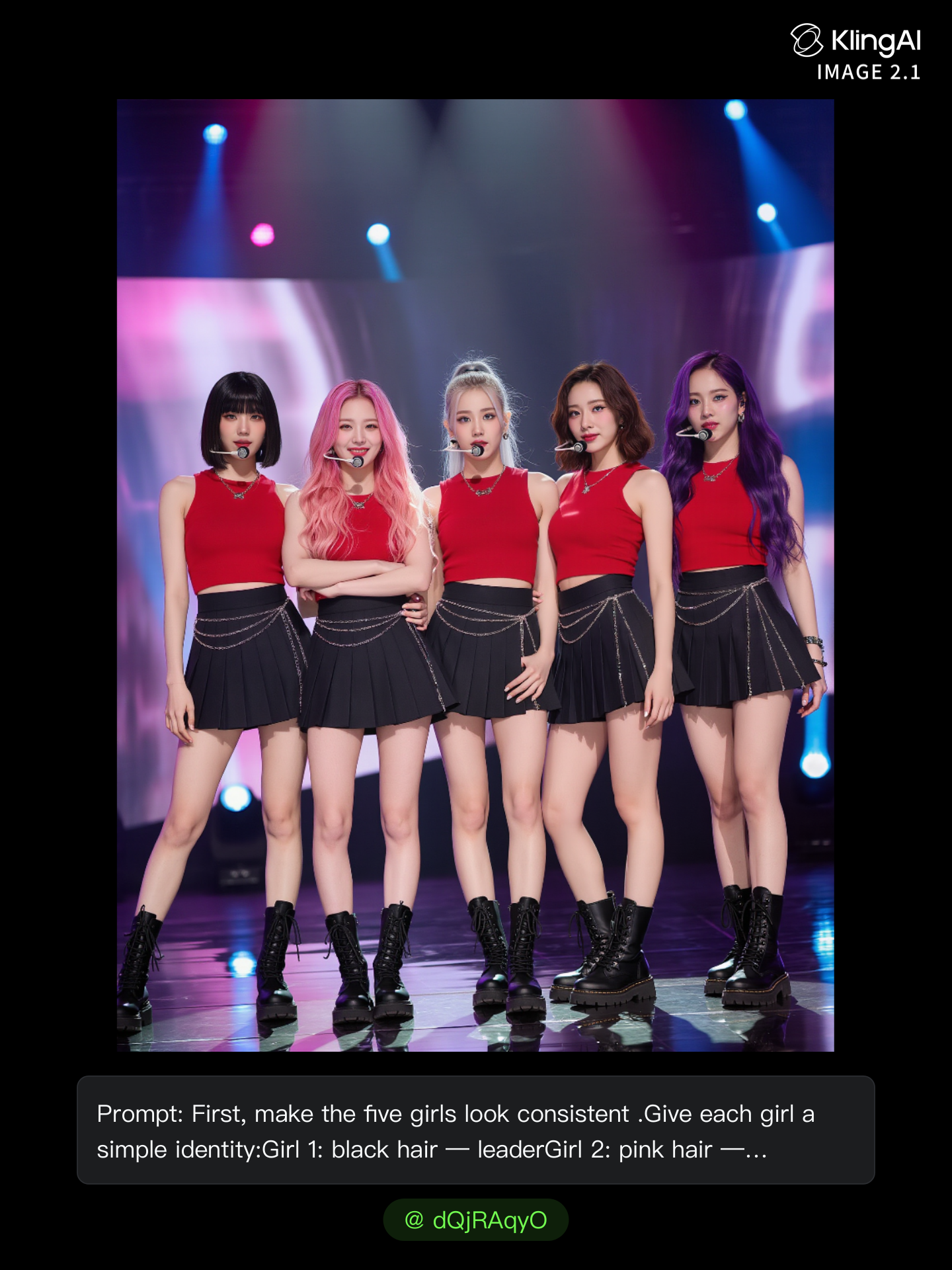 a kpop idols
- kpop outfit AI image