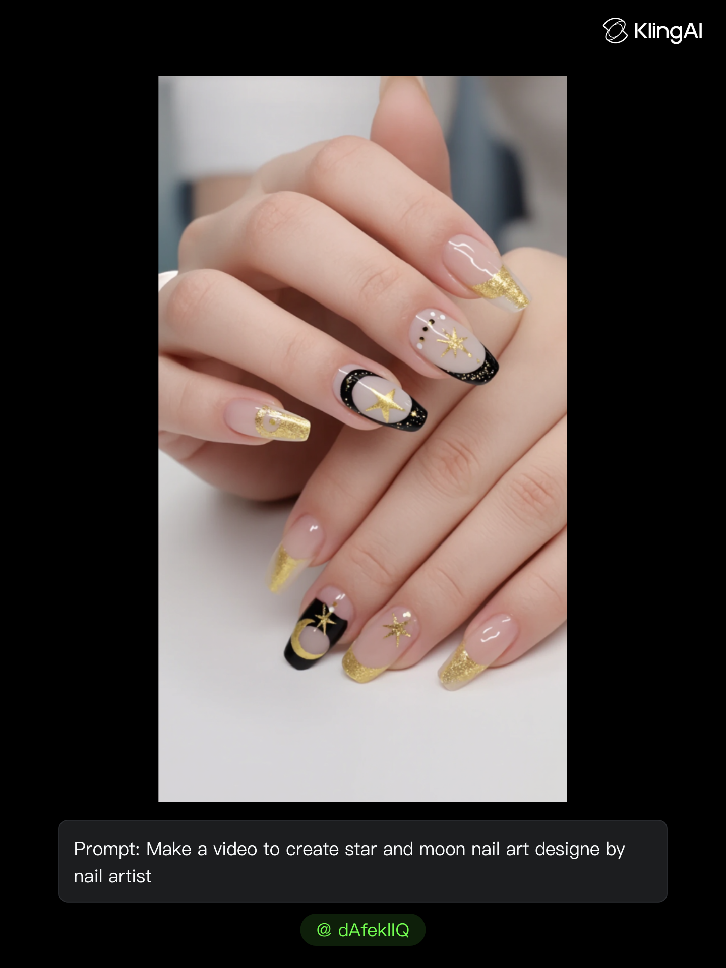 Kling AI work 313828036611338 - nail art maker AI image