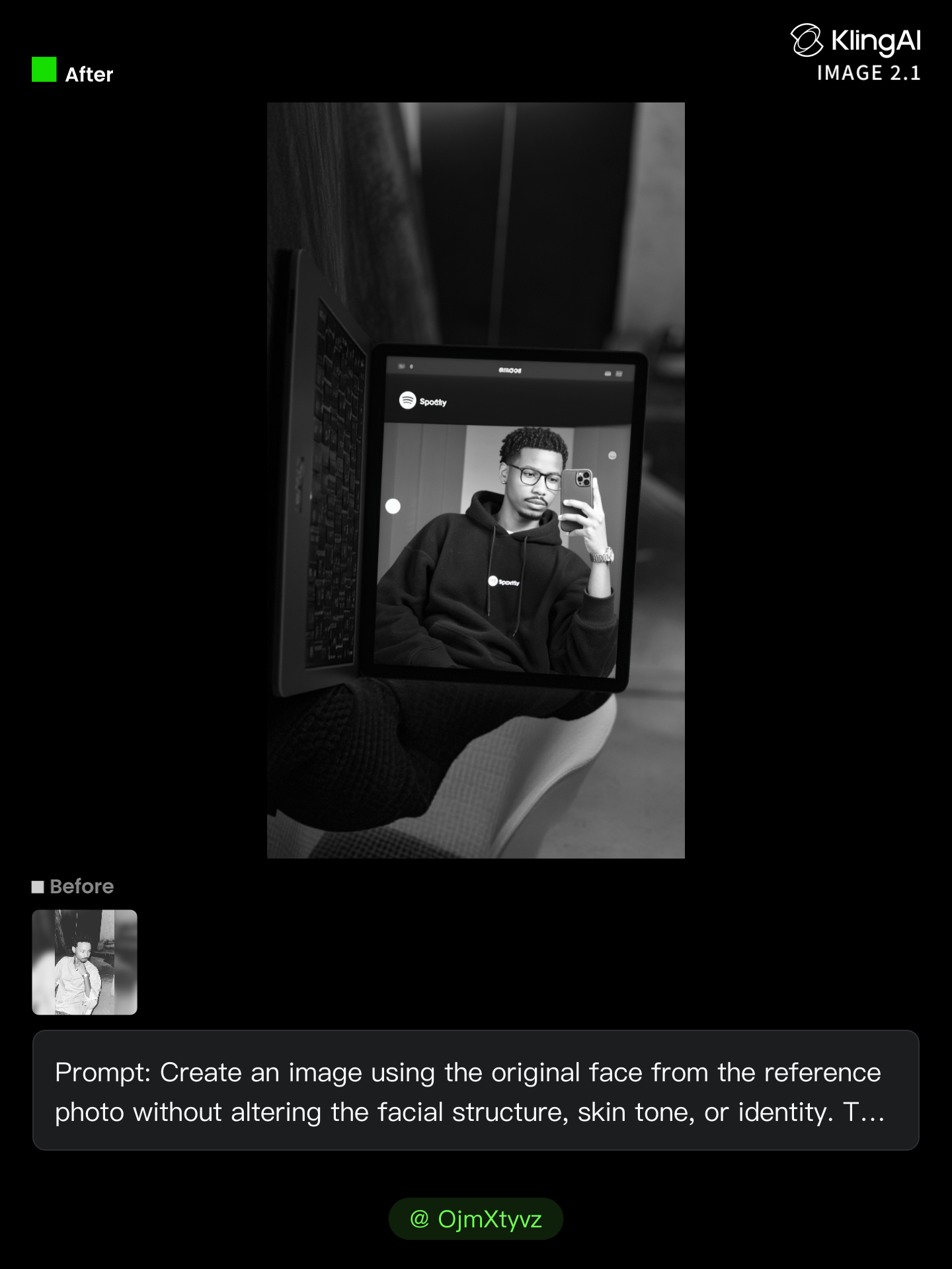 Kling AI work 309954779524006 - cool photo filters app AI image