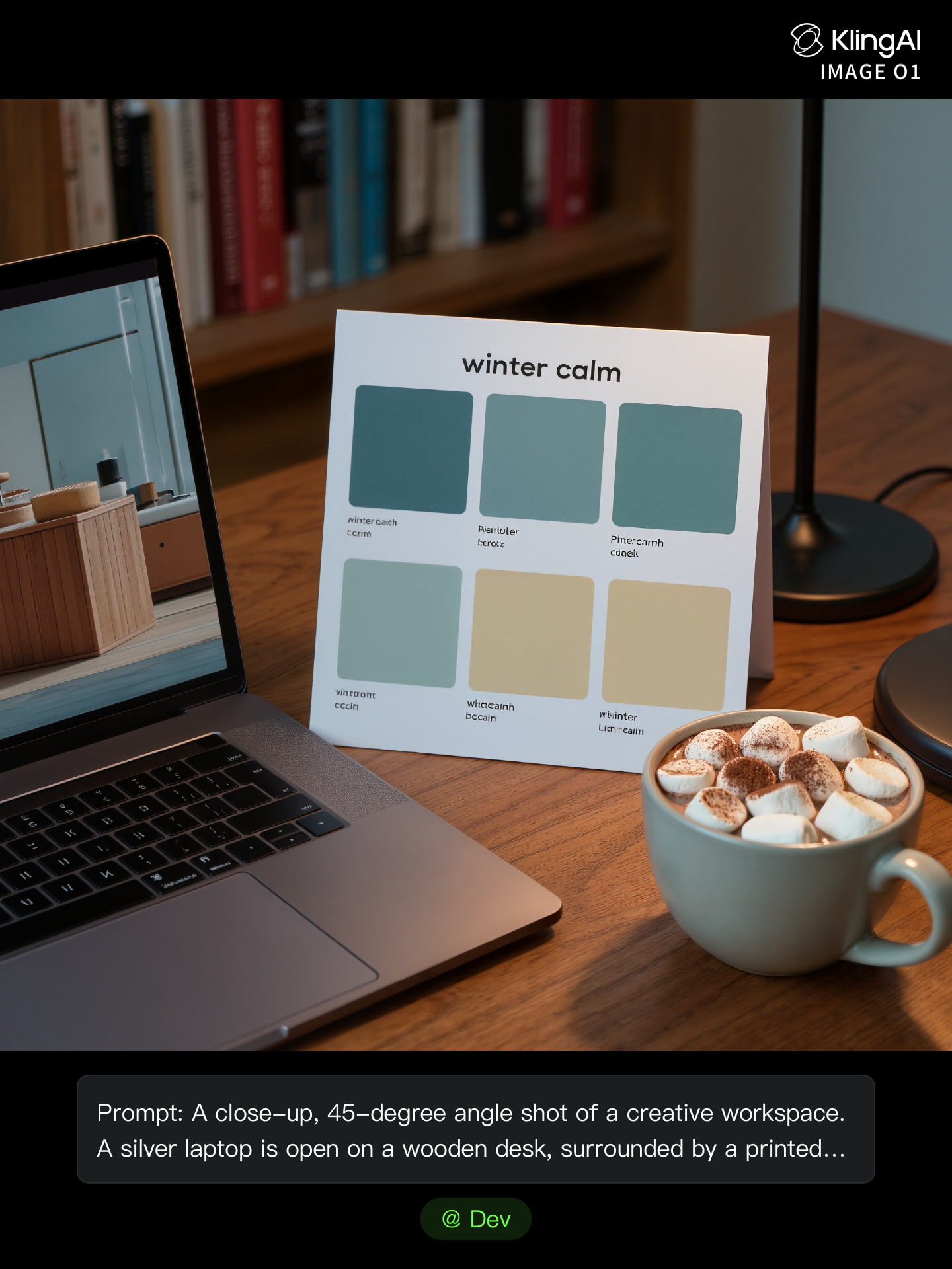 Creative Desk Aesthetic - create mood board AI image