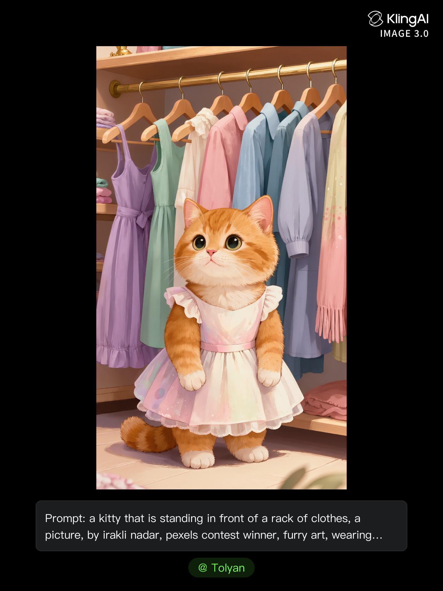Kling AI work 307854927611415 - furry art generator AI image