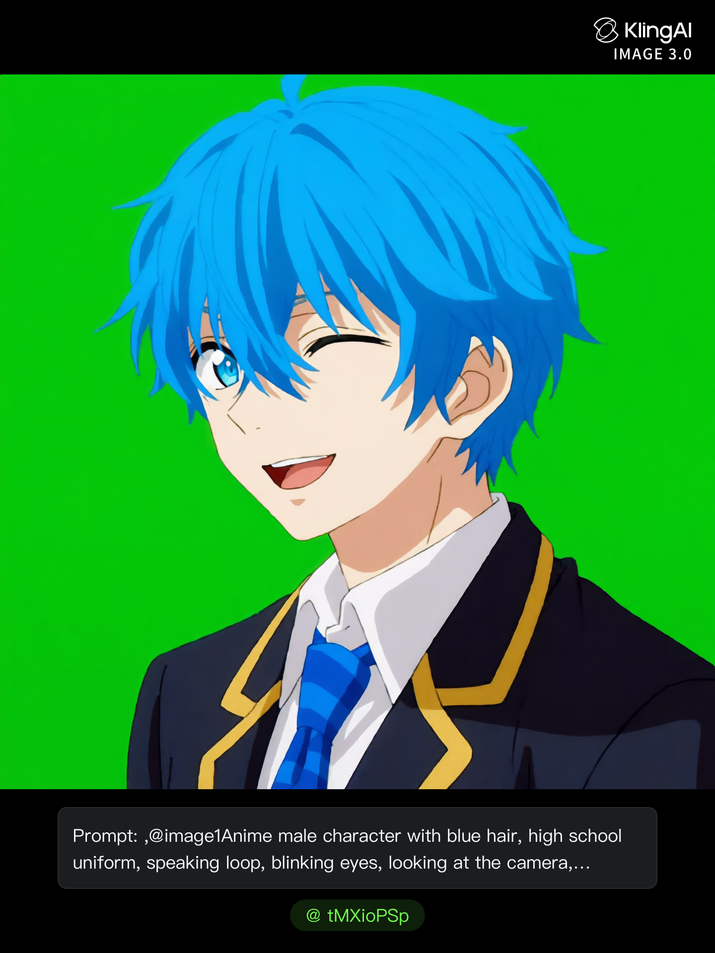 Kling AI work 315528314618099 - anime male poses AI image