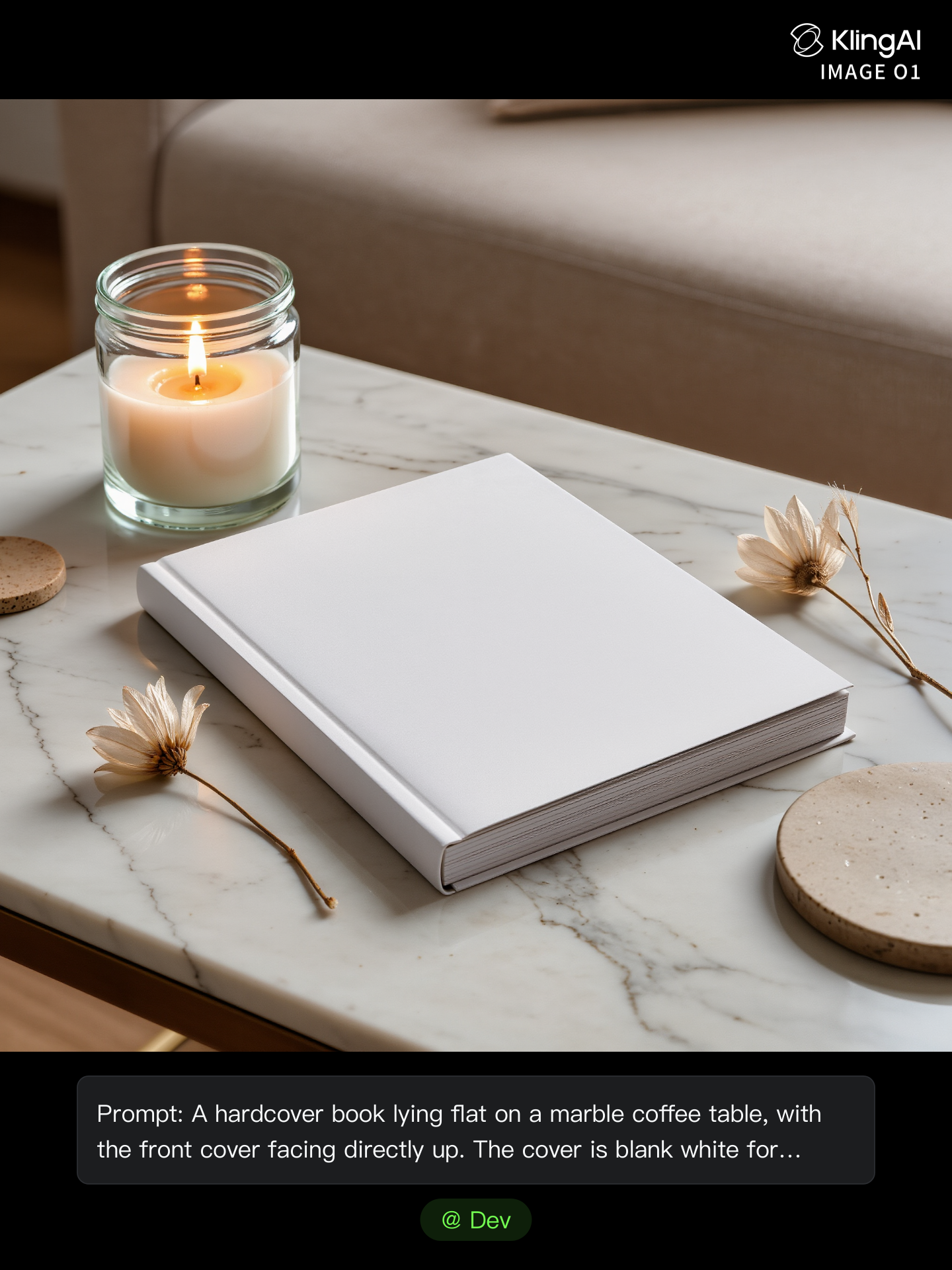 Book Cover Mockup - book poster design AI image