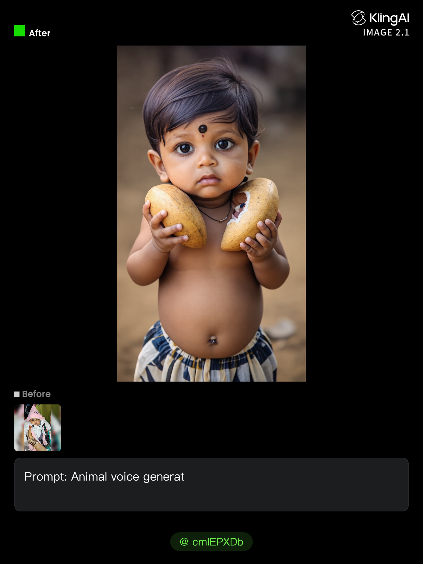 Kling AI work 308988174663385 - animal randomizer AI image