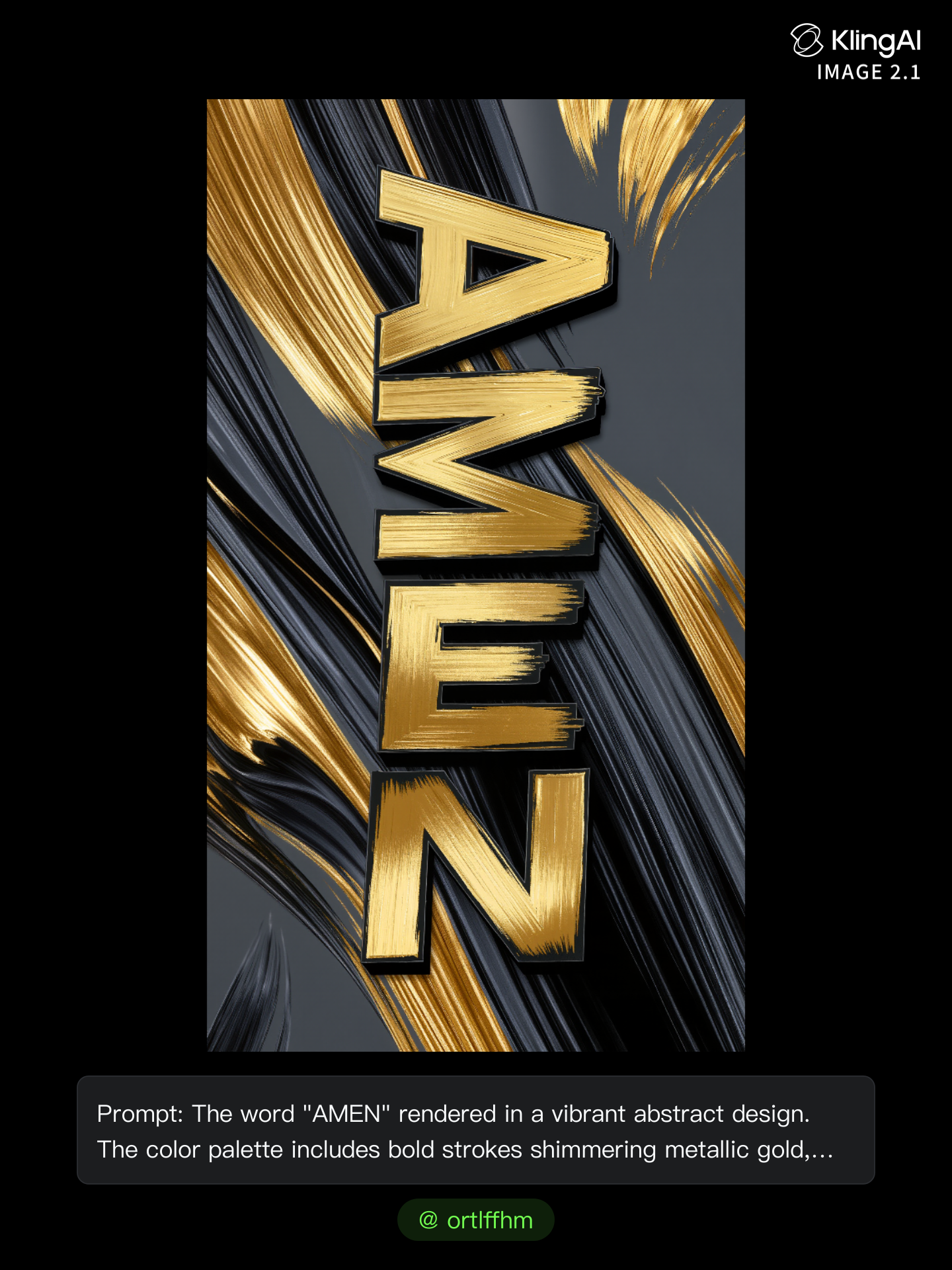 Kling AI work 302148357613111 - png text generator AI image