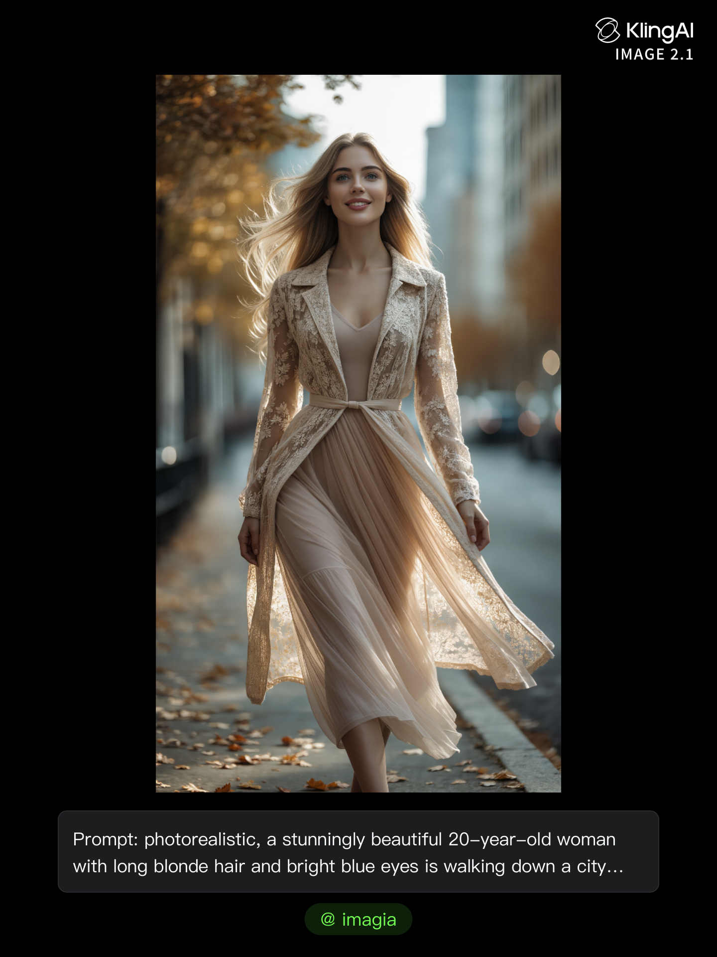 Kling AI work 298864158615688 - beige blonde hair AI image