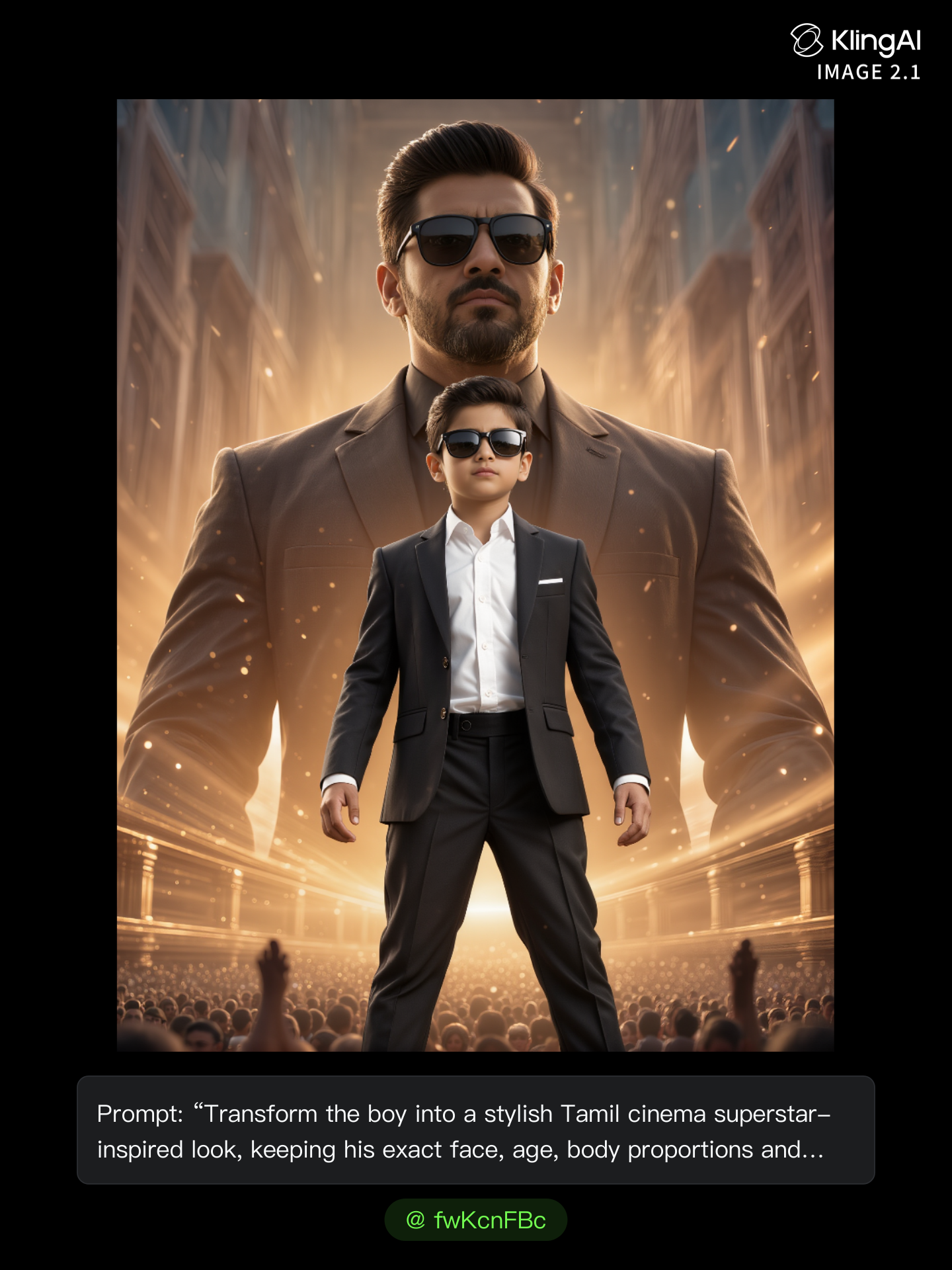 boss - cinema hair studio AI image