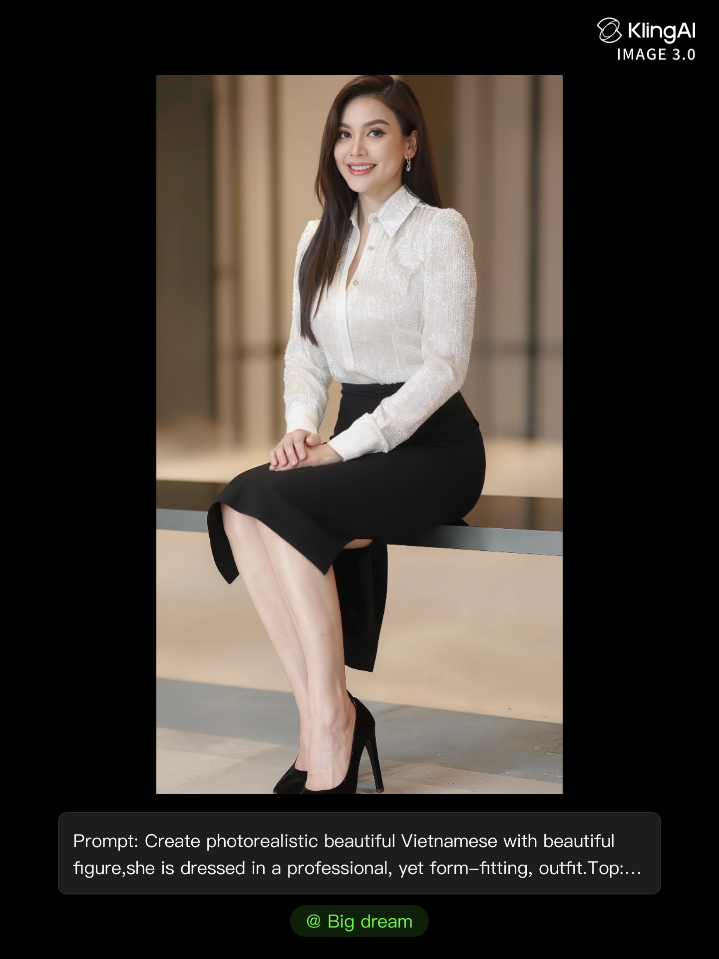 Kling AI work 314552699660377 - social media post dimensions AI image