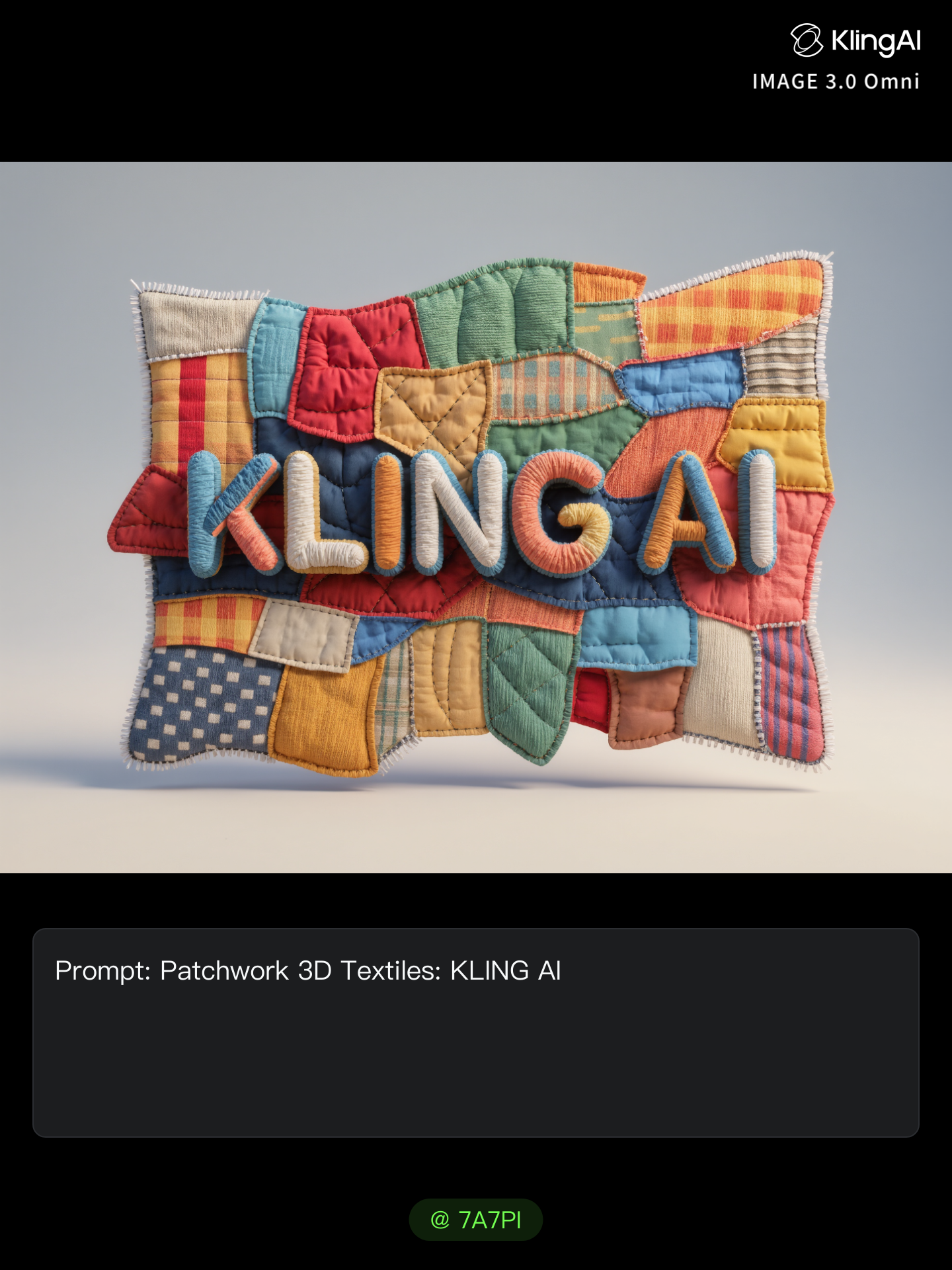 Patchwork 3D Textiles - AI 3D Asset Generator AI image