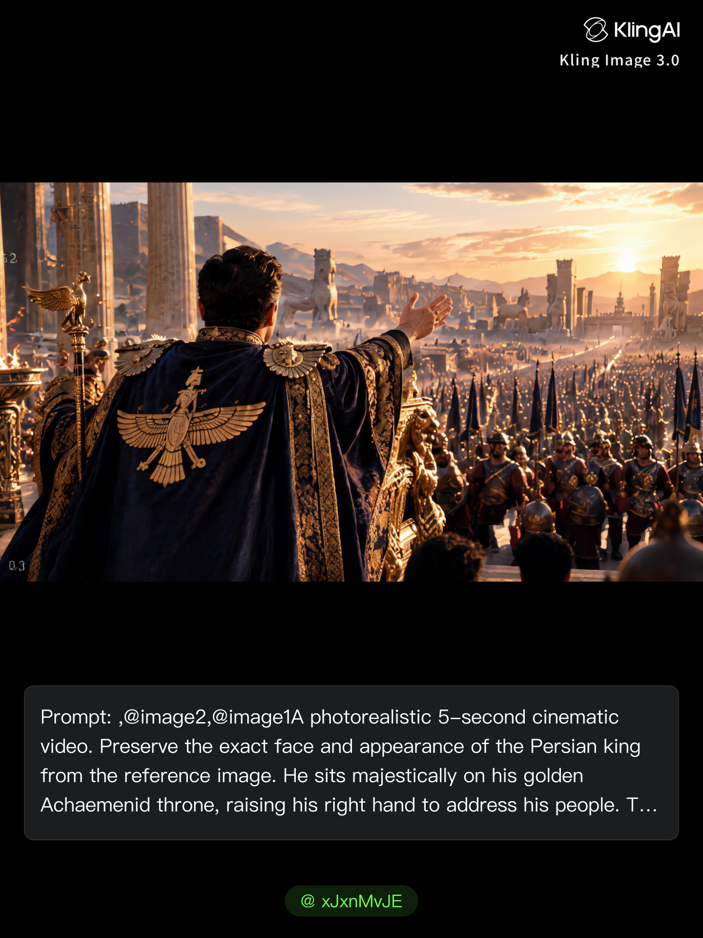  One continuous cinematic camera - cinematography camera AI image