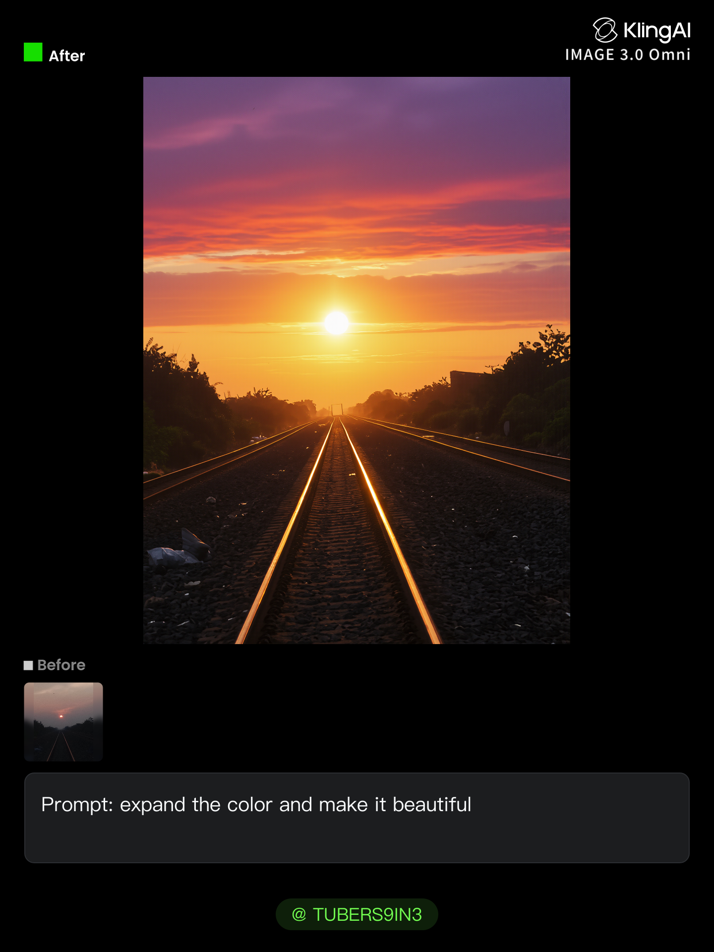 Kling AI work 320851009527695 - Uncrop & Expand Image AI image