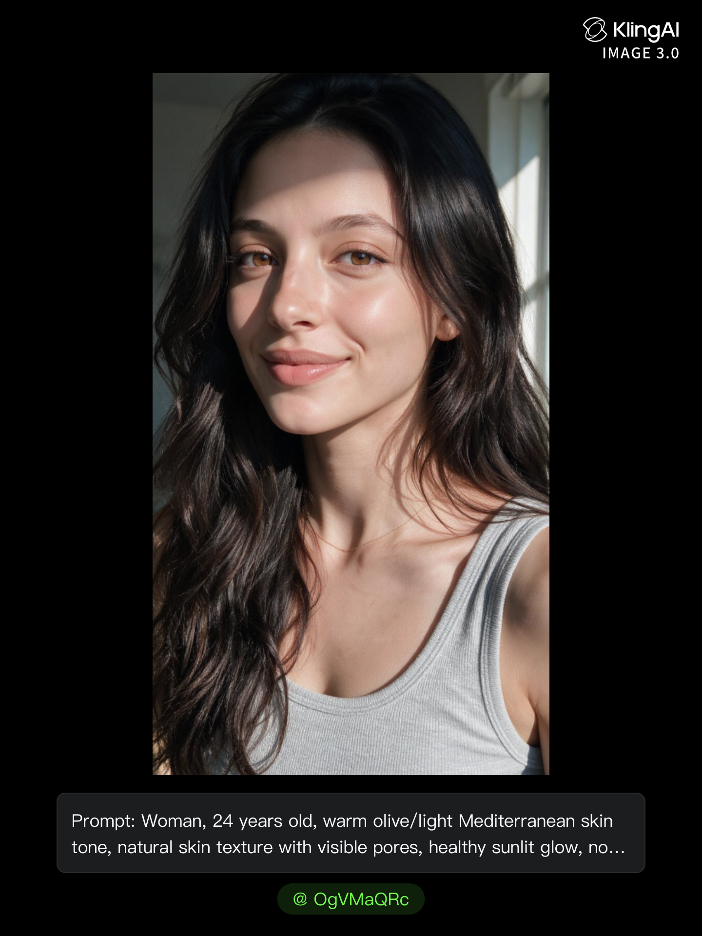 Kling AI work 316272051612058 - natural ash brown hair AI image