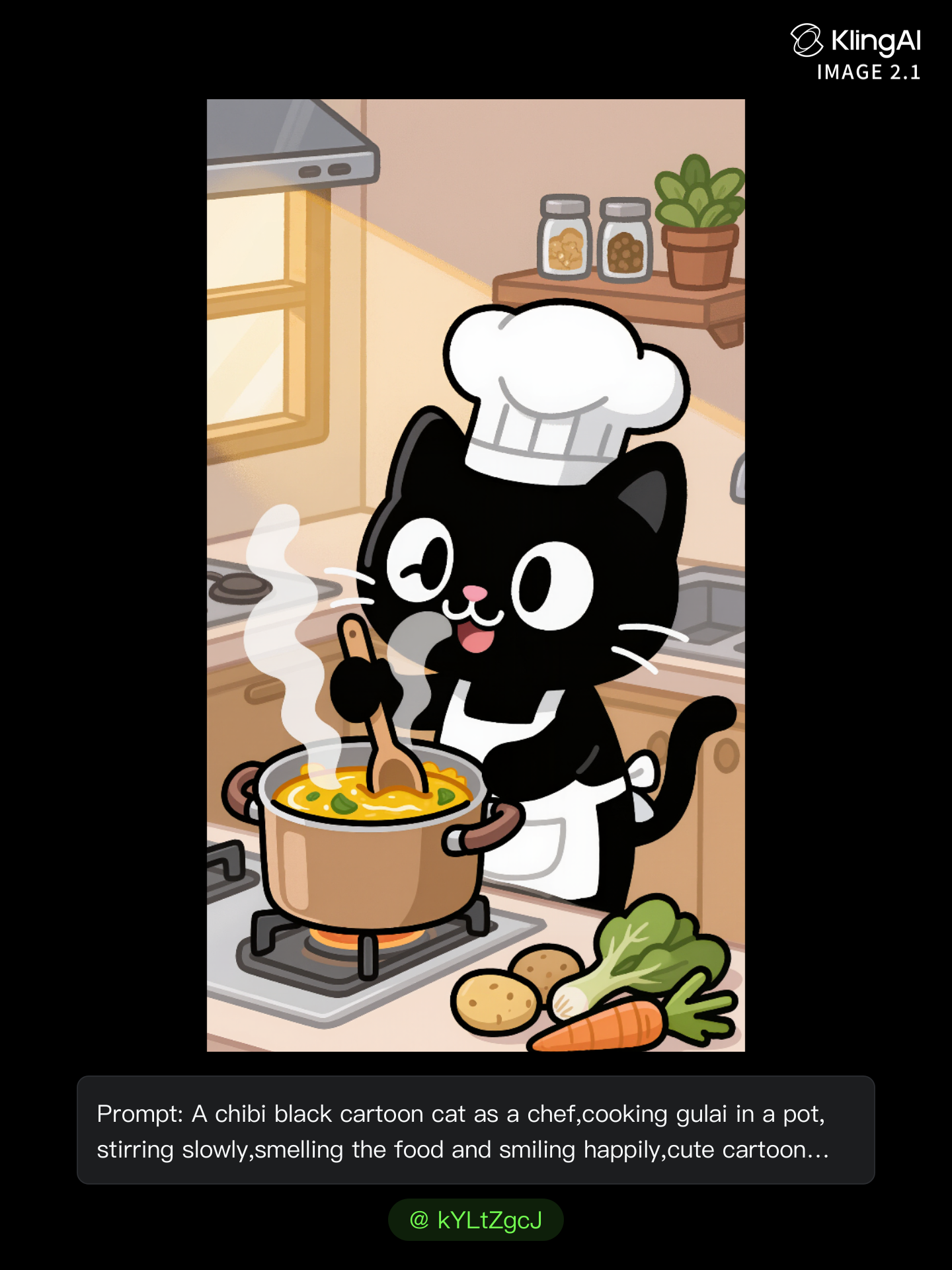 Kling AI work 298526853612380 - chibi cartoon characters AI image