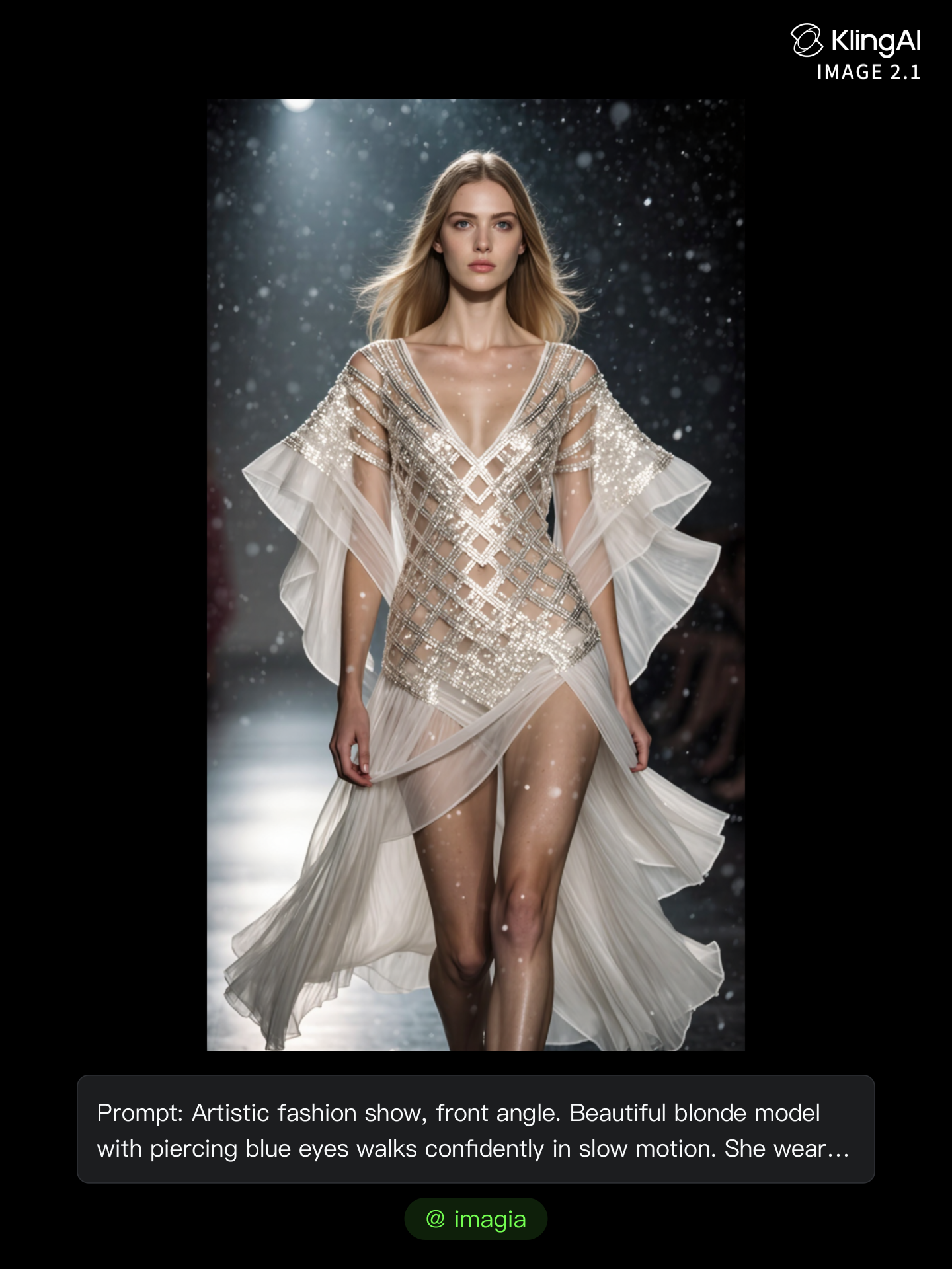 Kling AI work 298864221650362 - artistic flow AI image
