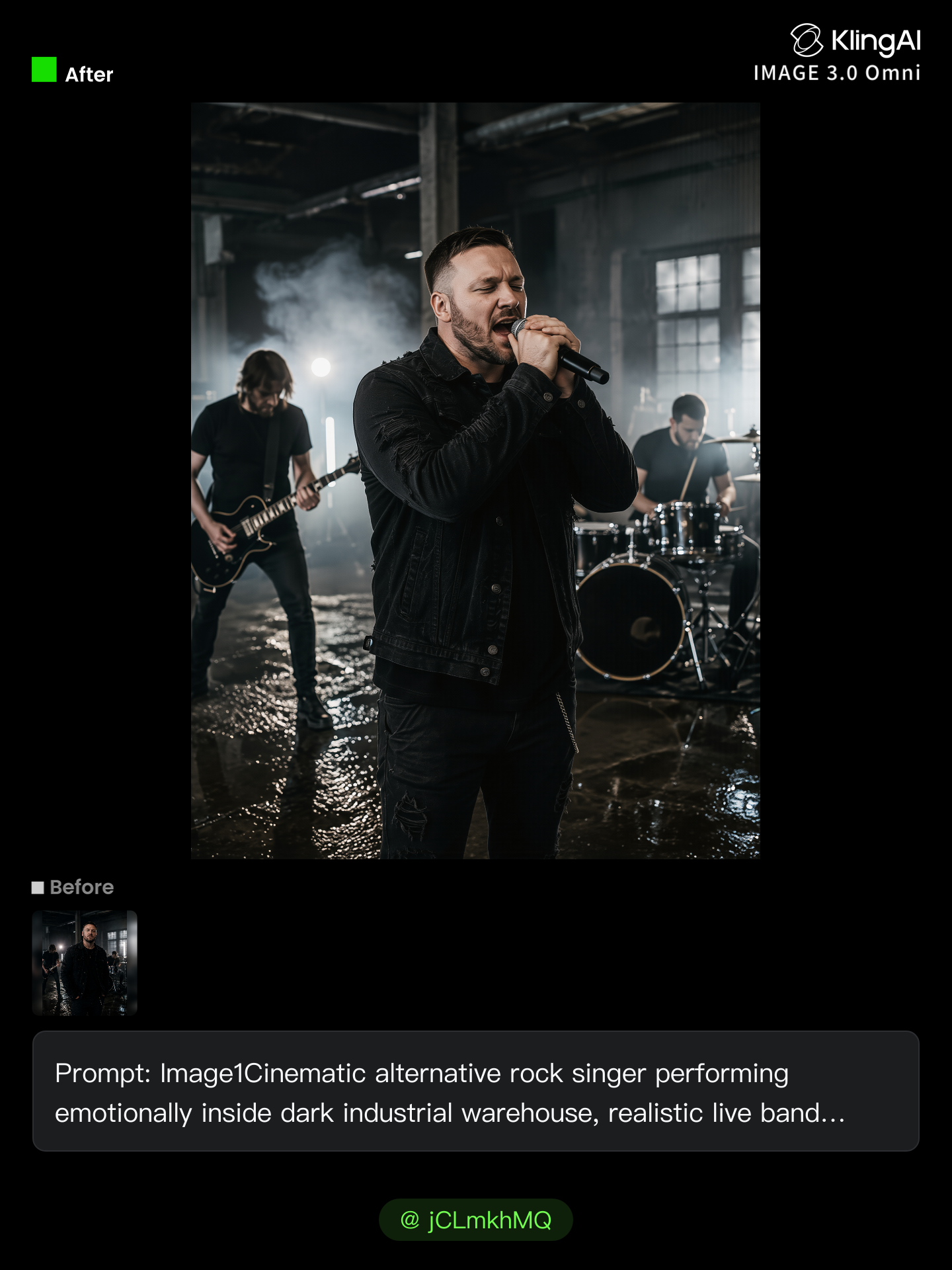New band - how to put two pictures side by side AI image