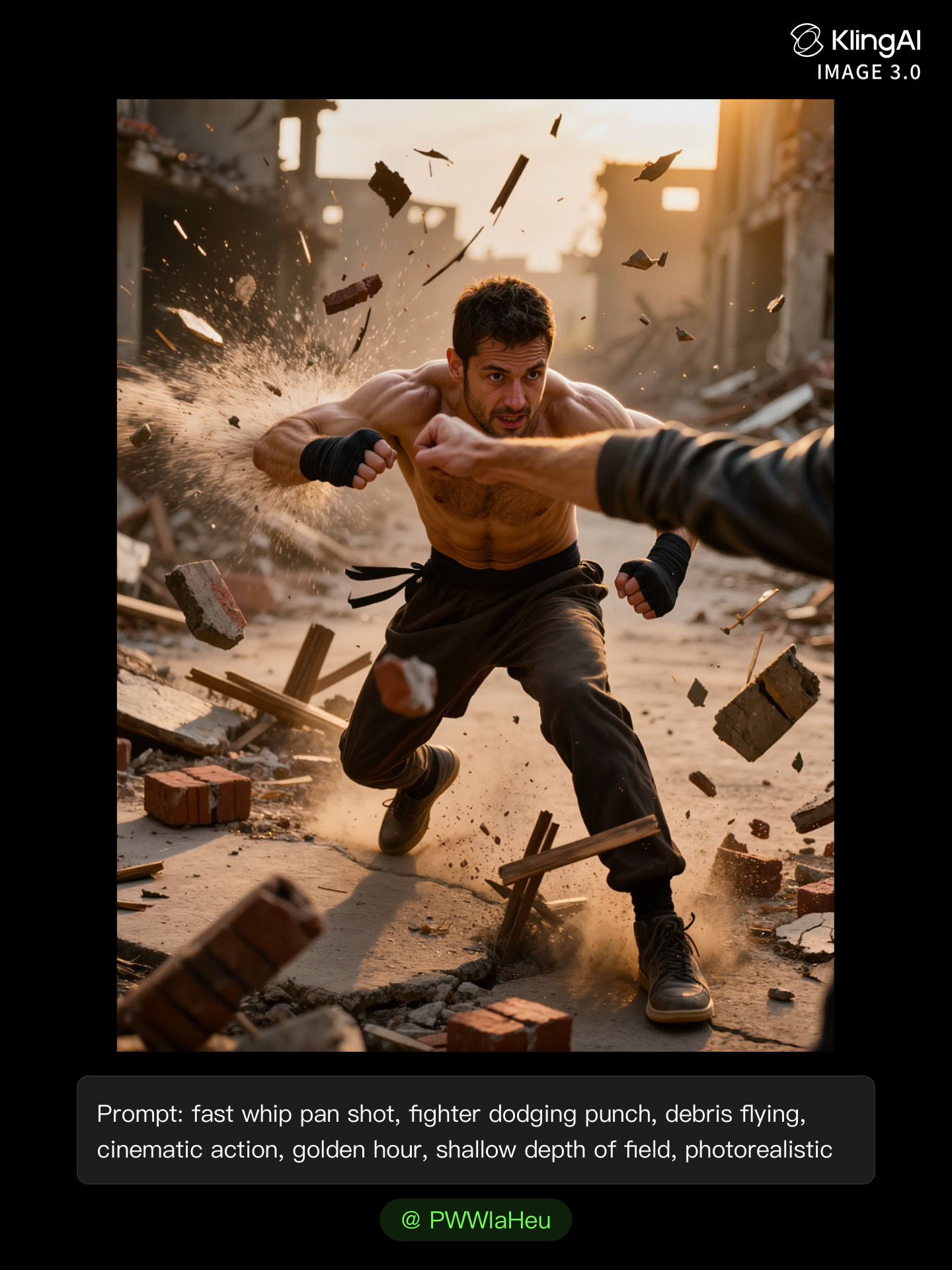 Kling AI work 320887376500339 - the silver whip movie AI image