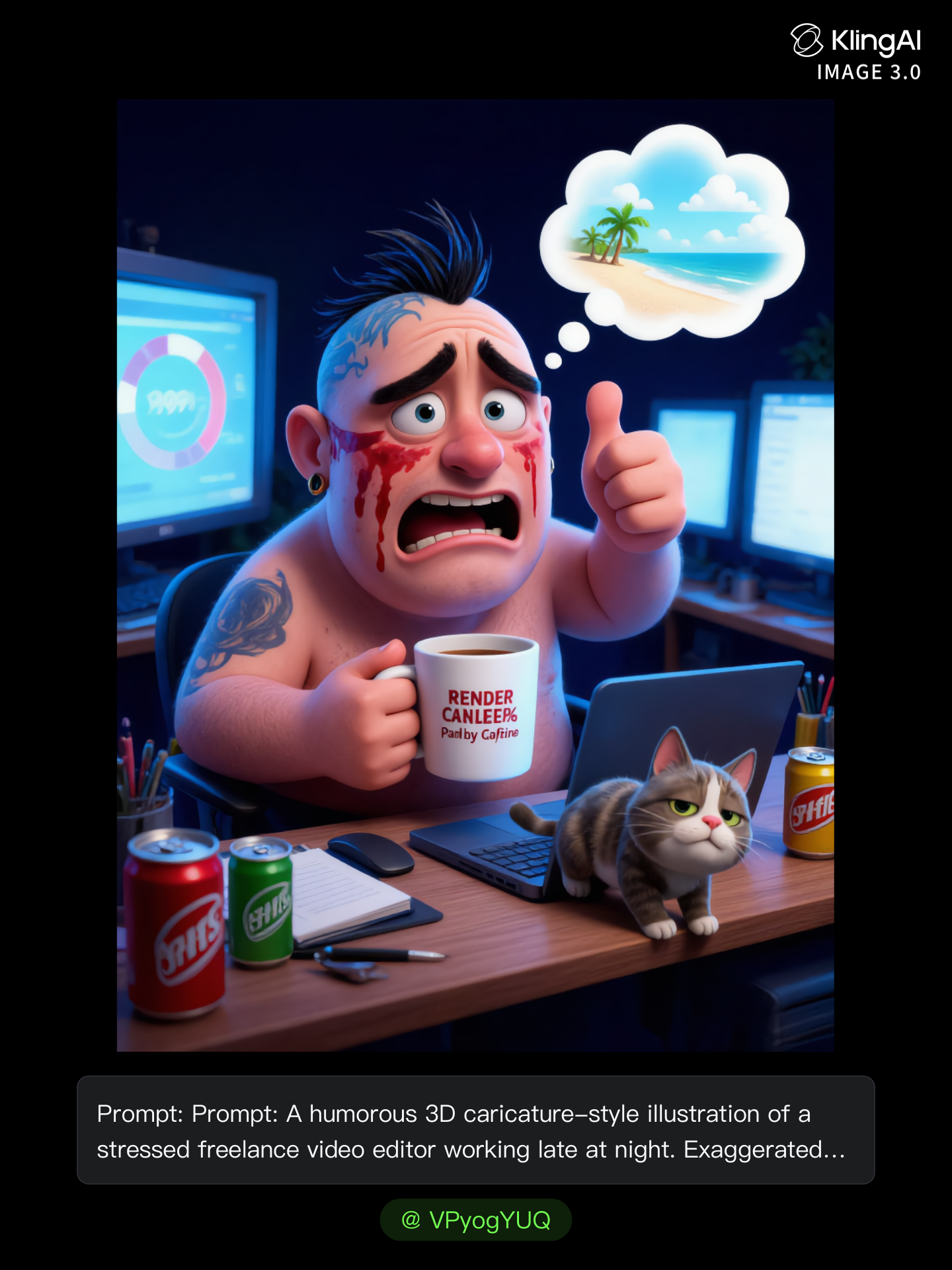 Kling AI work 317141585526791 - quick video editor AI image