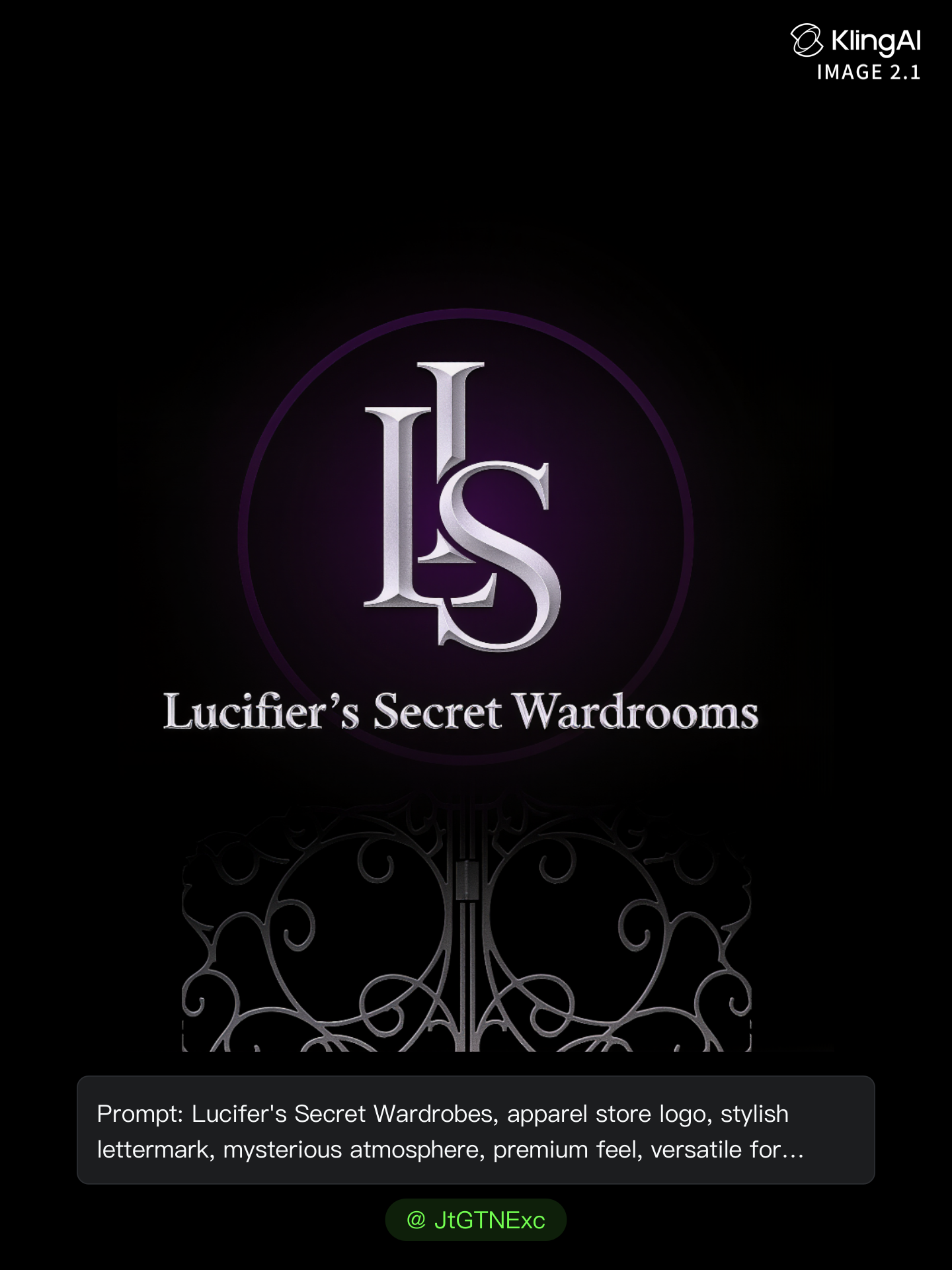 Kling AI work 312832253611587 - apparel logo design AI image