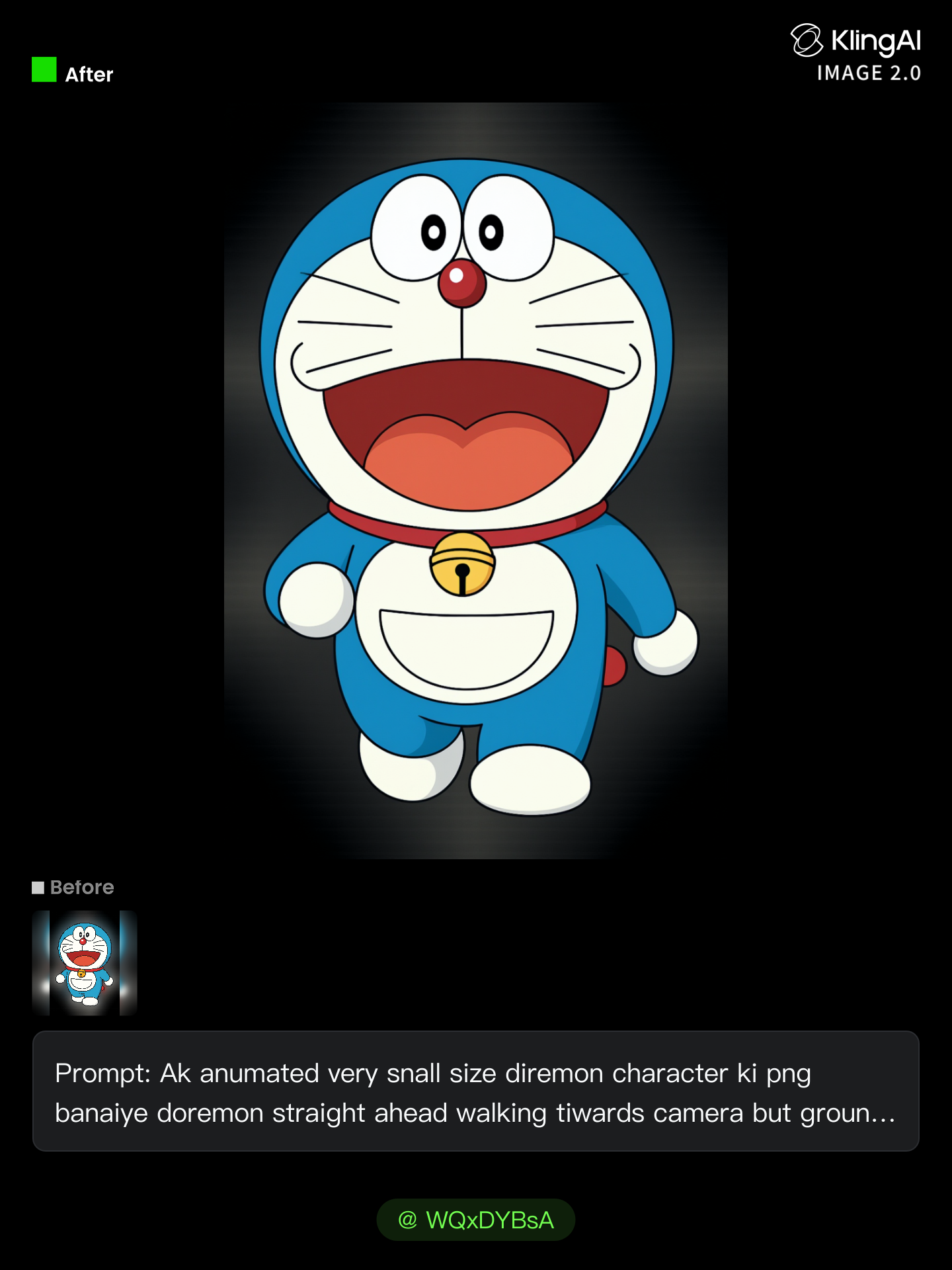 Kling AI work 297323466665455 - png text generator AI image