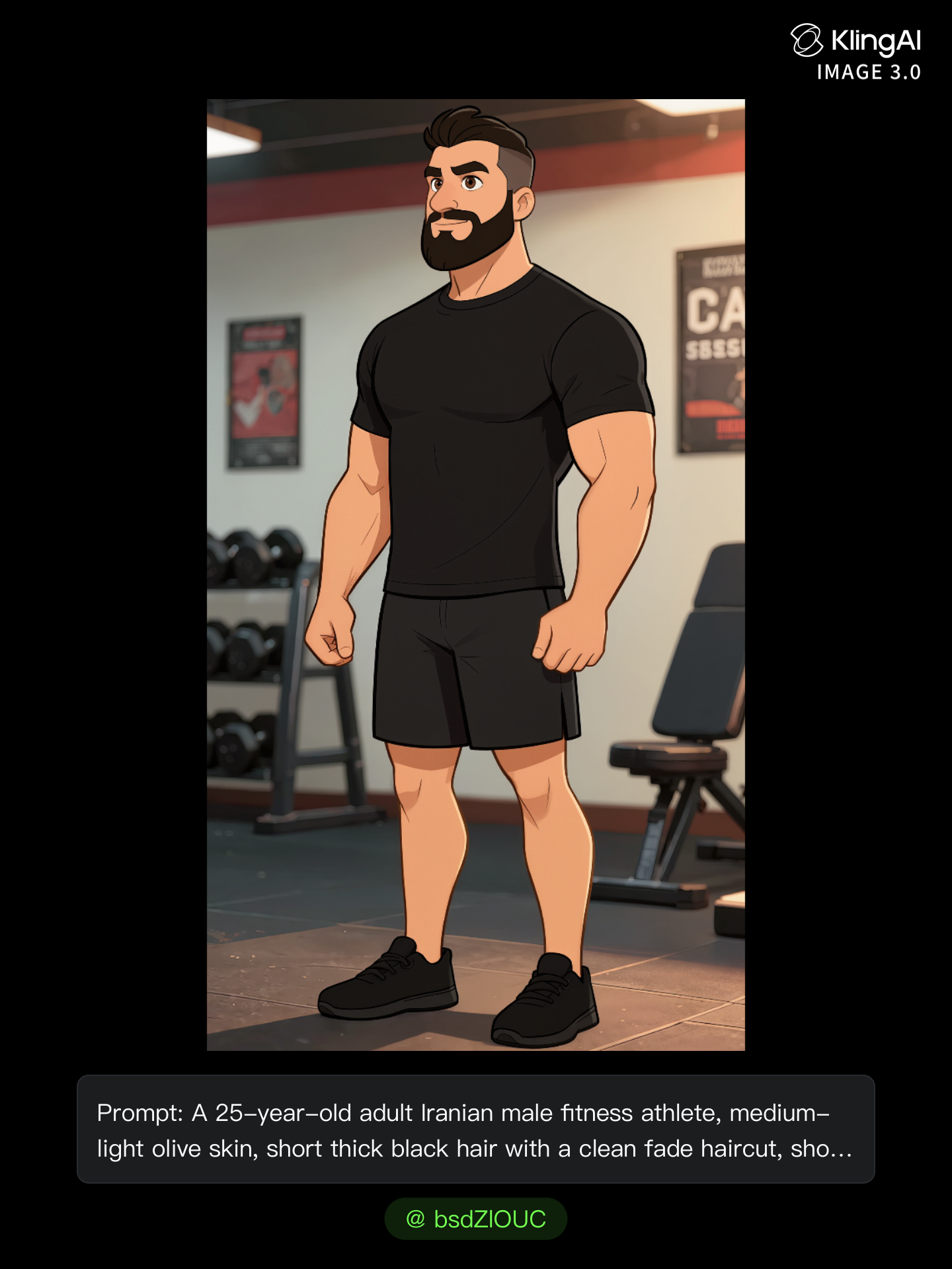 vgjbgy - short mid fade haircut AI image