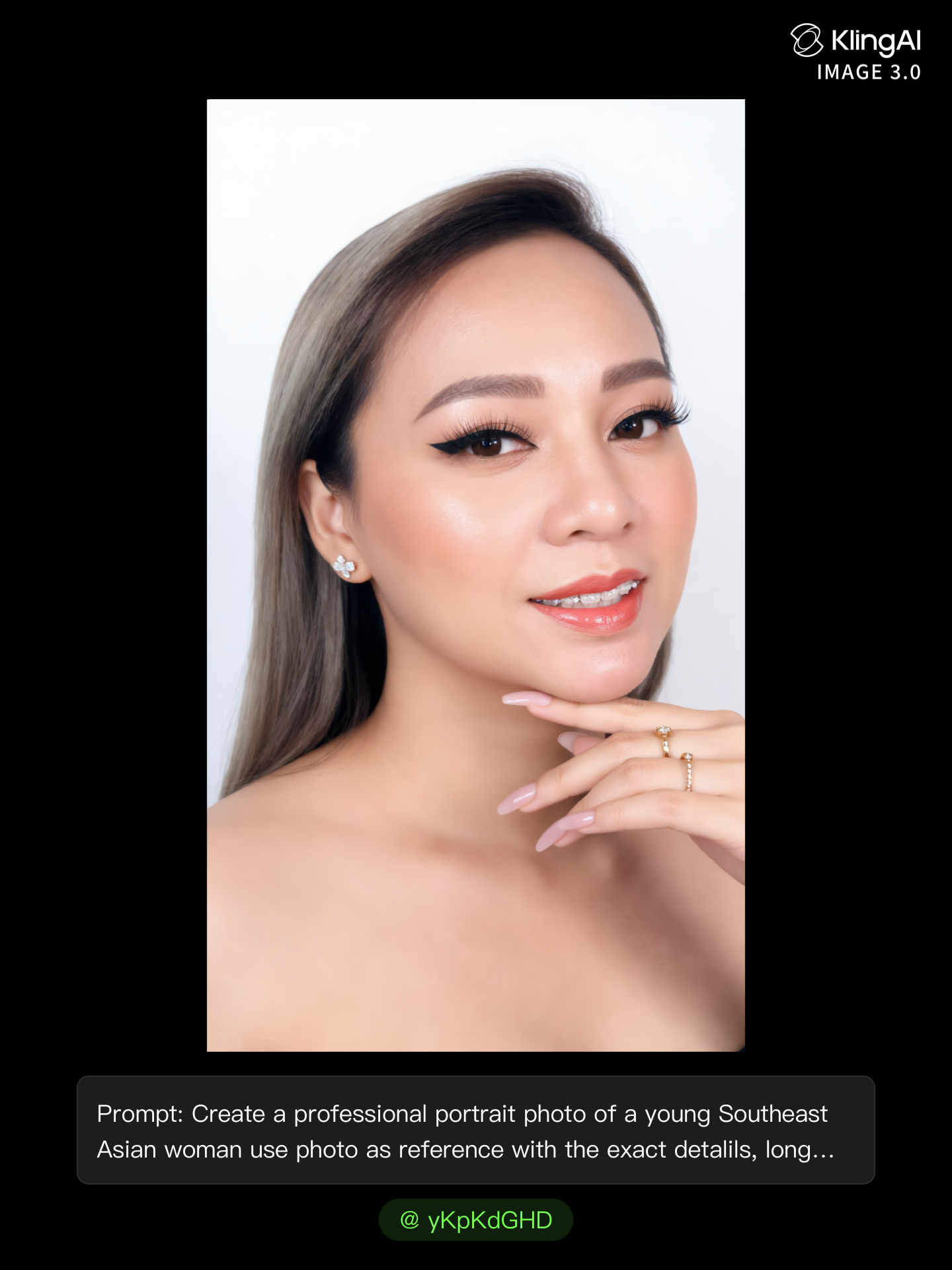 Kling AI work 311409410508251 - natural ash brown hair AI image