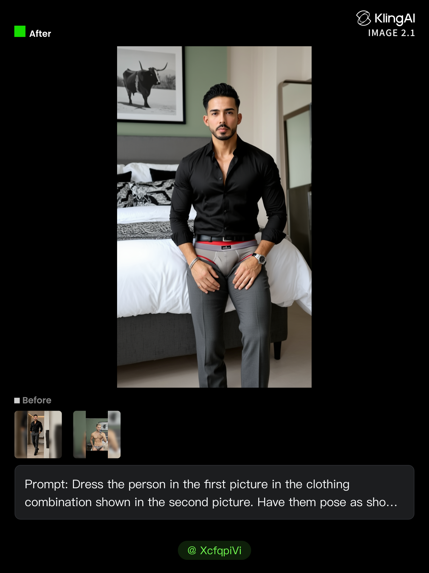 Kling AI work 312572858617773 - how do i blur the background of a picture AI image