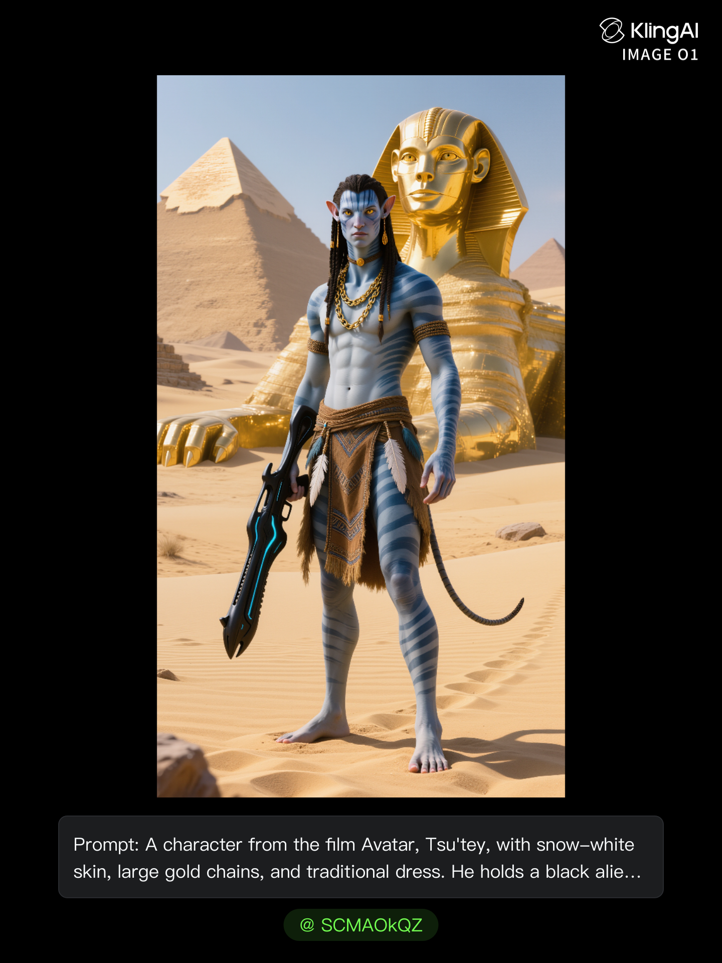 Kling AI work 298458133503842 - character avatar creator AI image