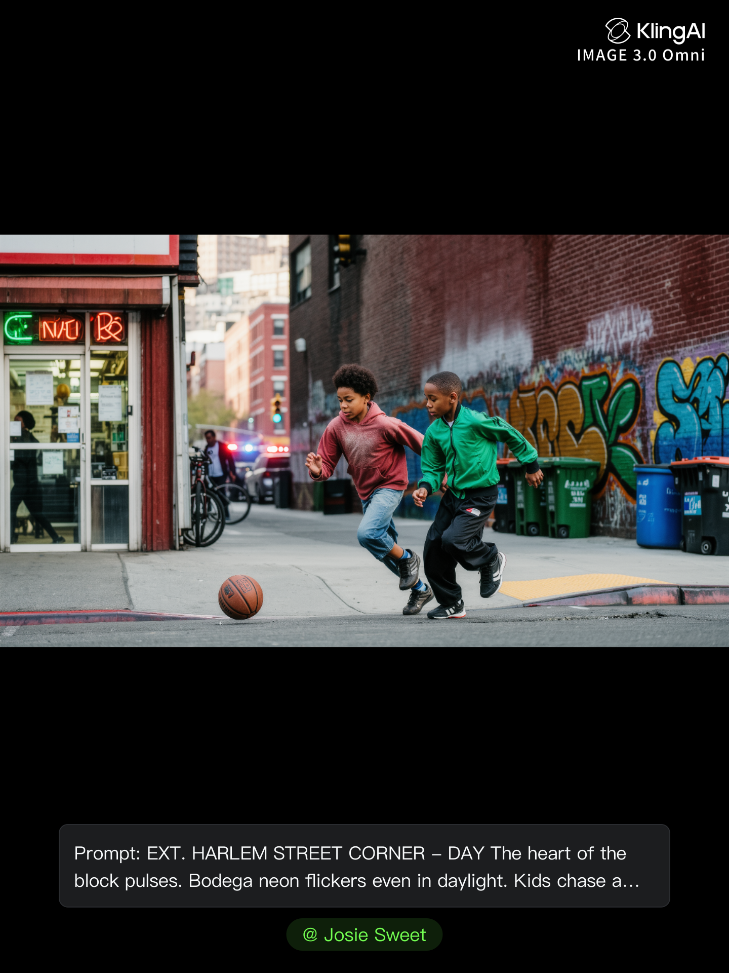Kling AI work 312039550615197 - graffiti tag generator AI image