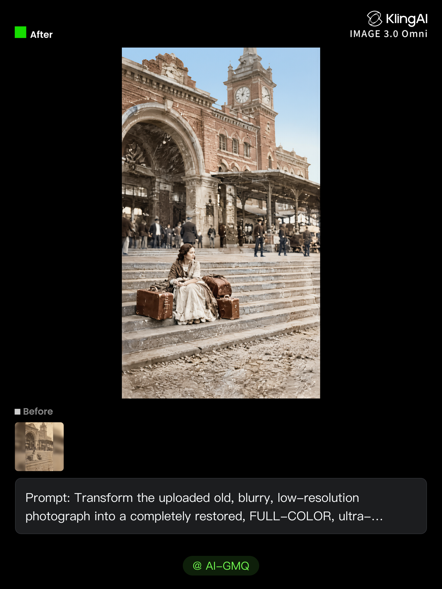 Restore Your blurry old images - mr clean images AI image