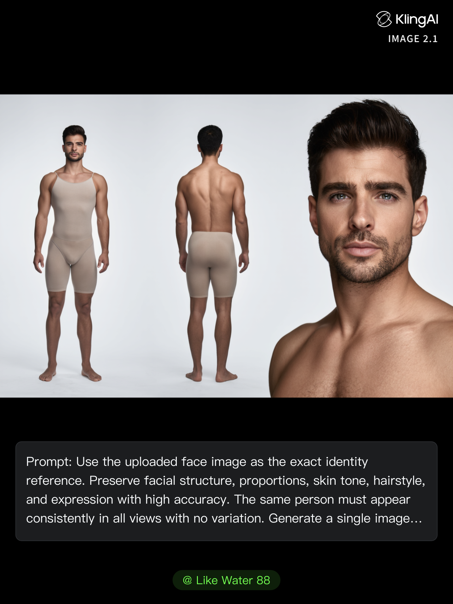 Kling AI work 310230553616677 - ai that chagnes gender AI image