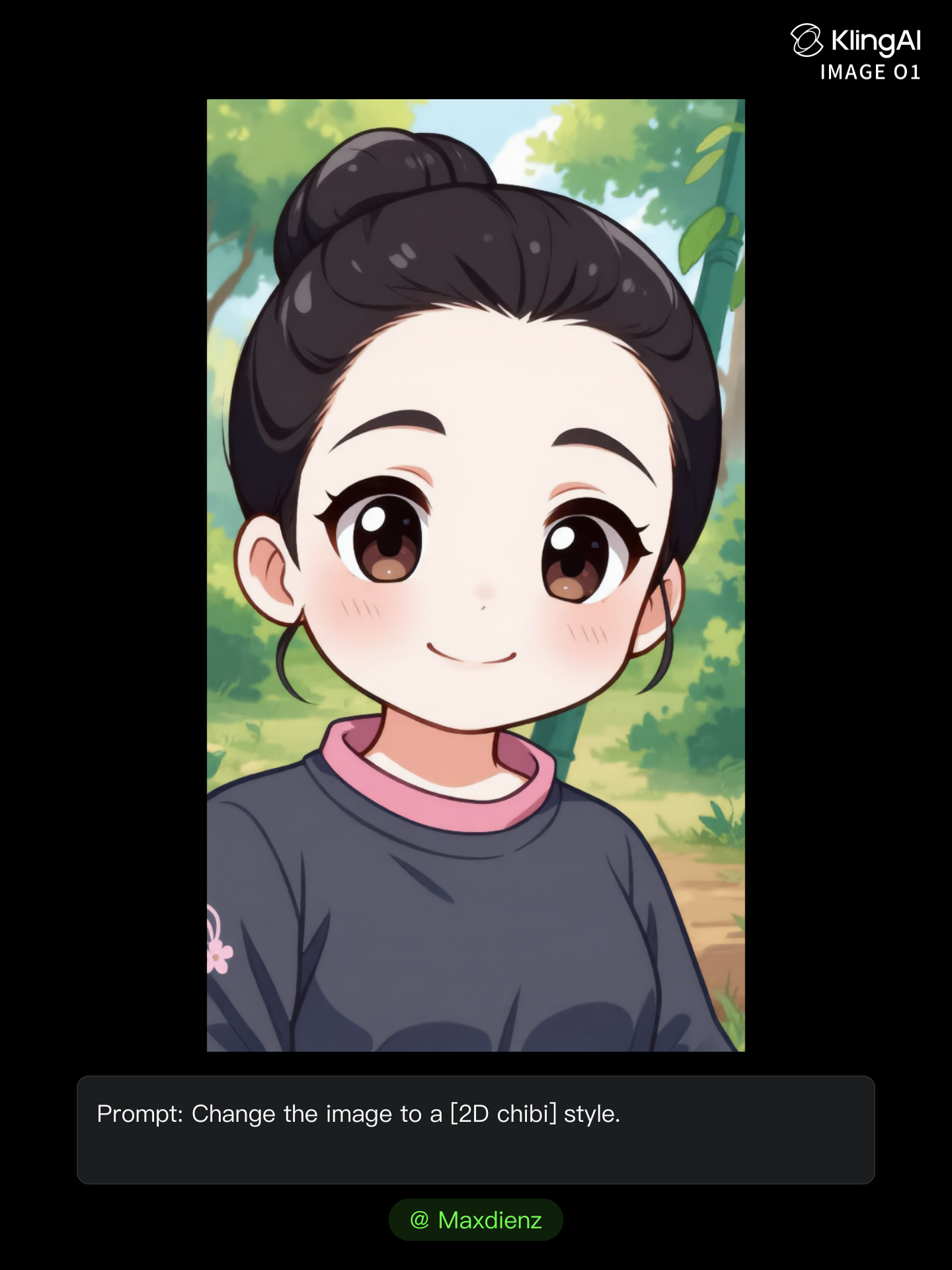 Kling AI work 300689370618830 - how to draw chibi characters AI image