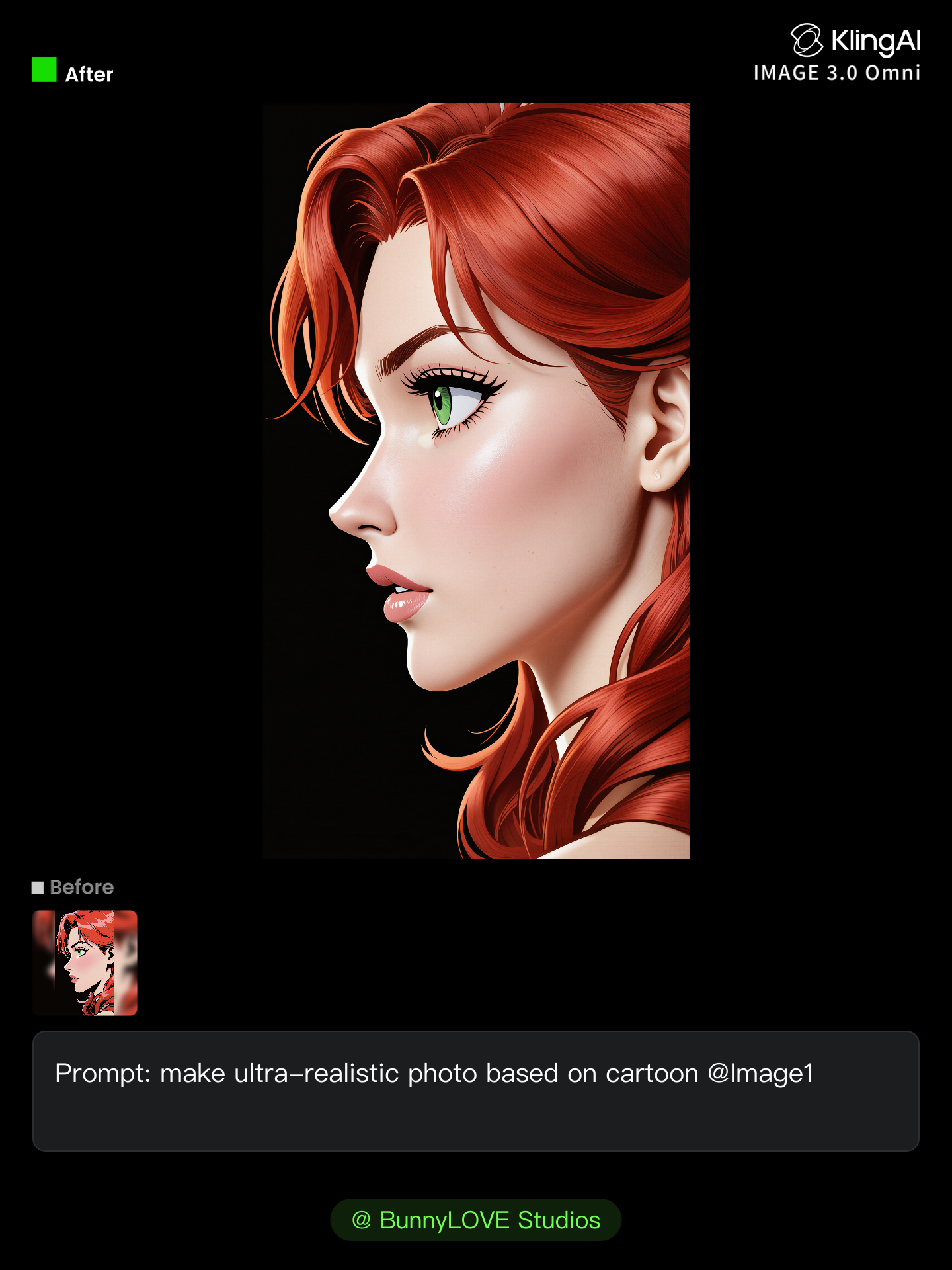 Kling AI work 312205788663539 - photo to cartoon ai free AI image