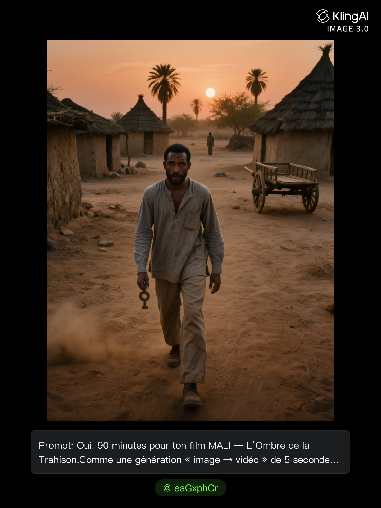 la suite directe du film « ARMÉE - how to create a film AI image
