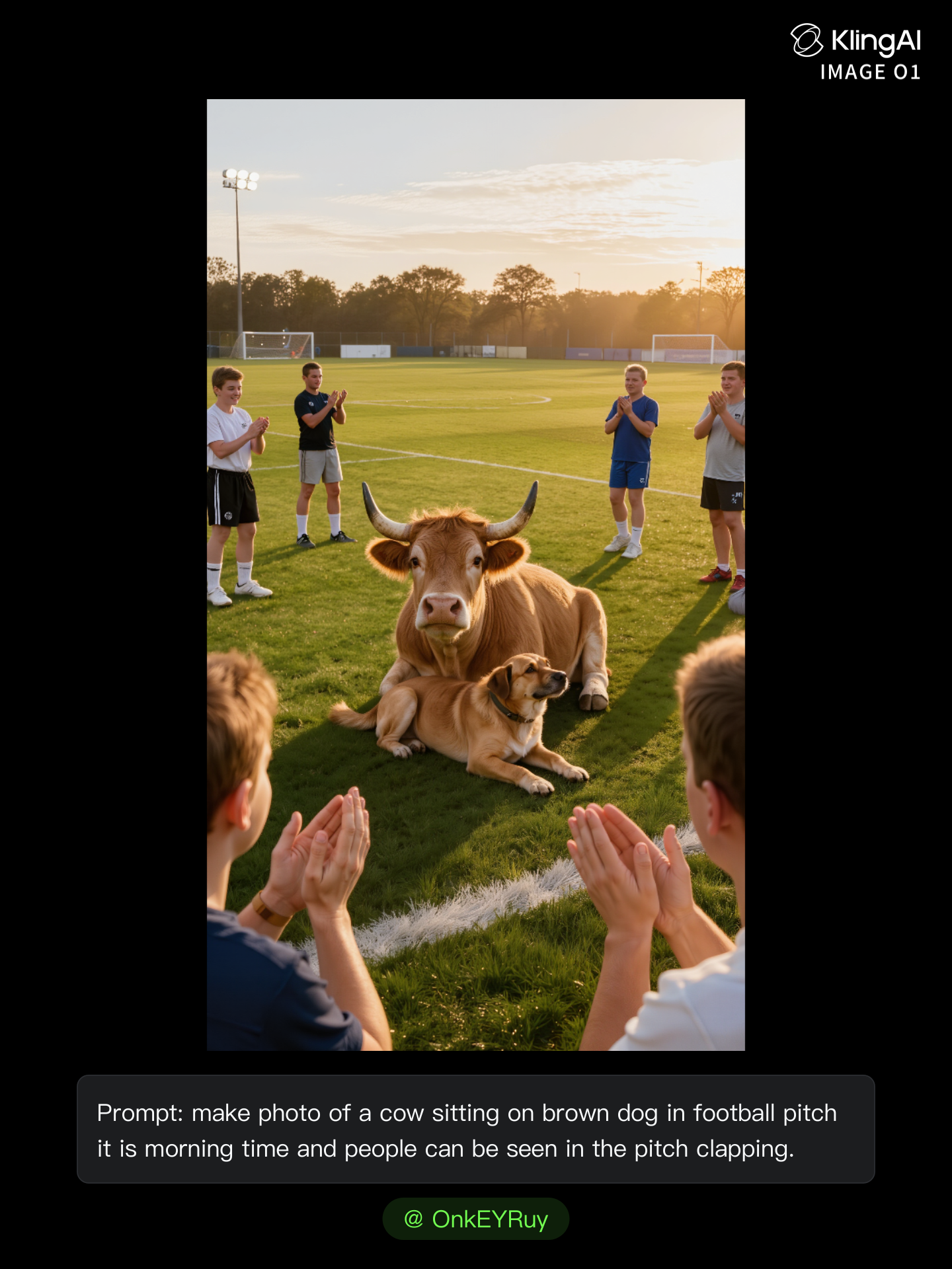 Kling AI work 312049422528645 - pitch view AI image